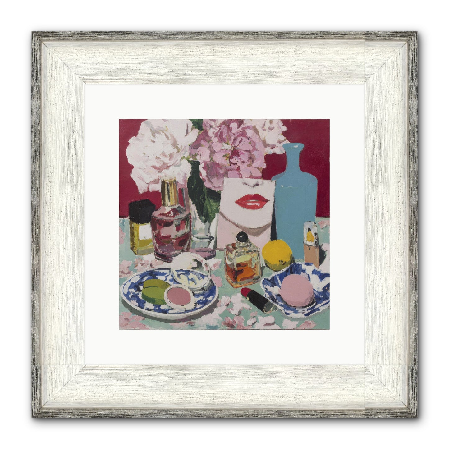 Abundance Was The Answer Framed Print - Driftwood White 12x12