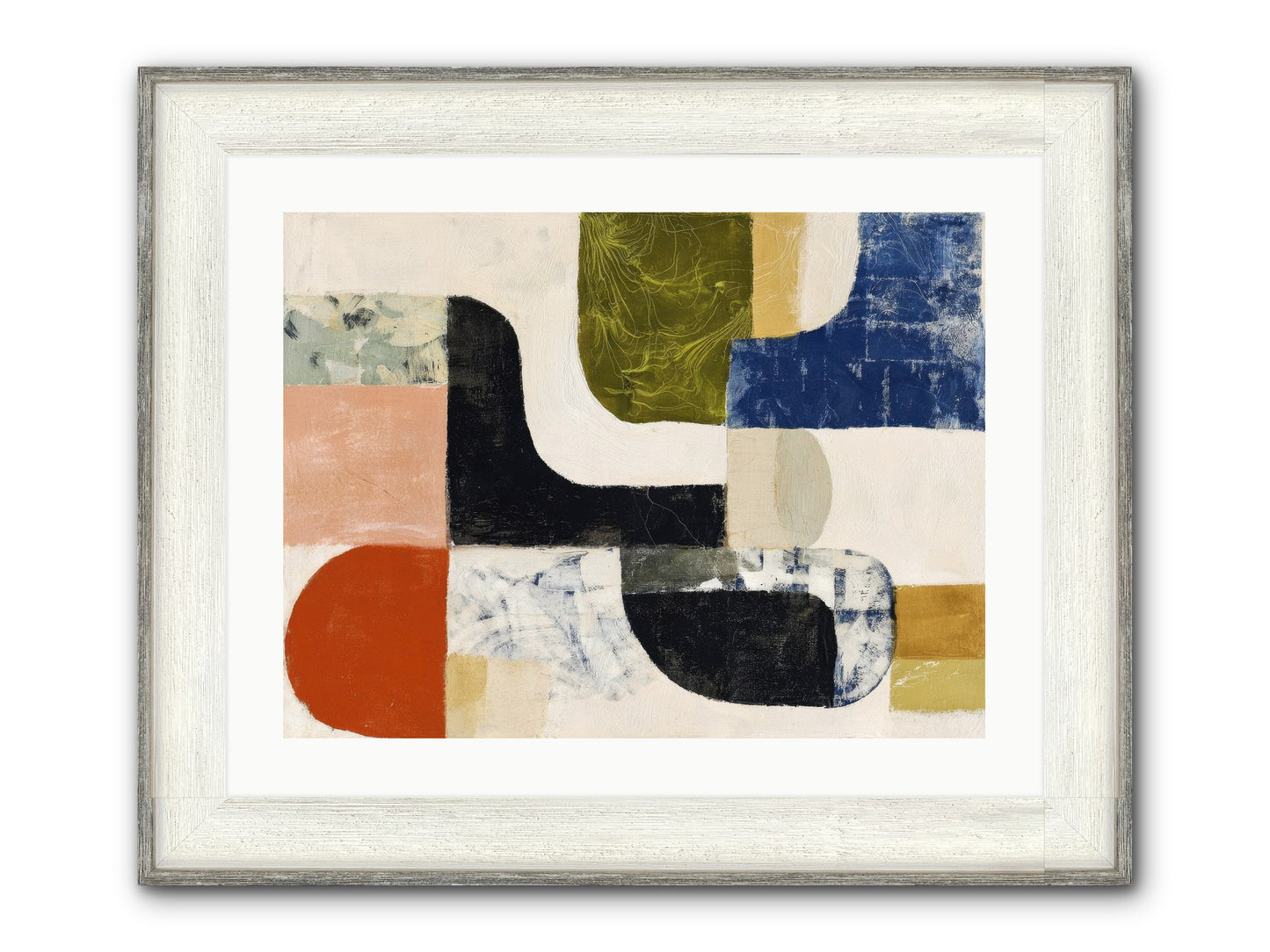Abyss Framed Print - Driftwood White 24x18
