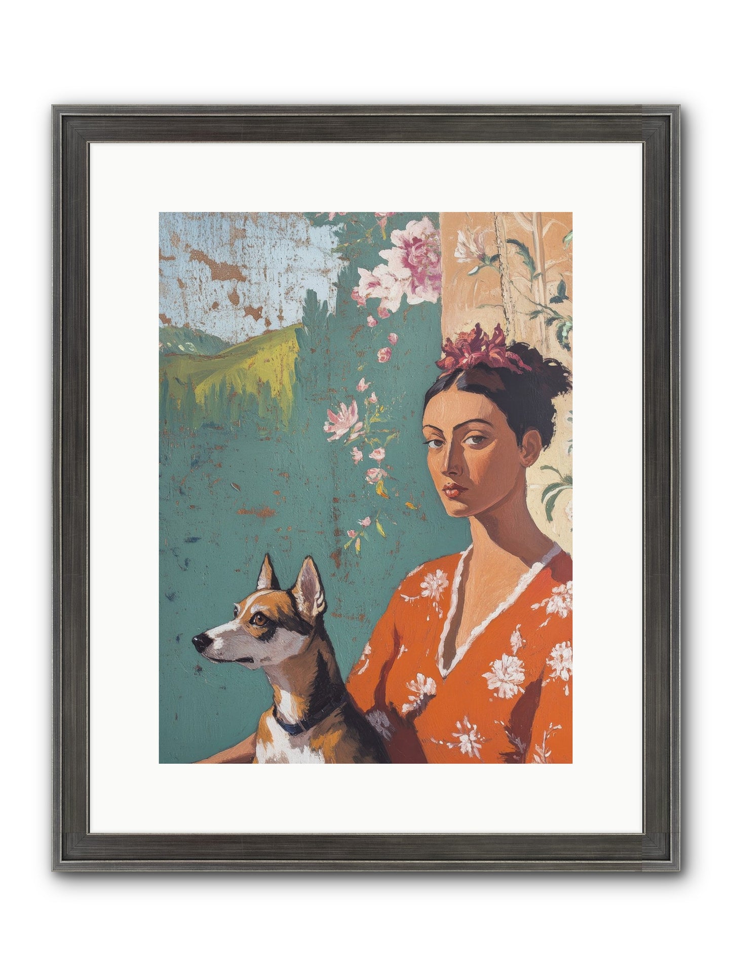 Adored Beyond Words Framed Print - Slimwoods Black/Silver 12x16