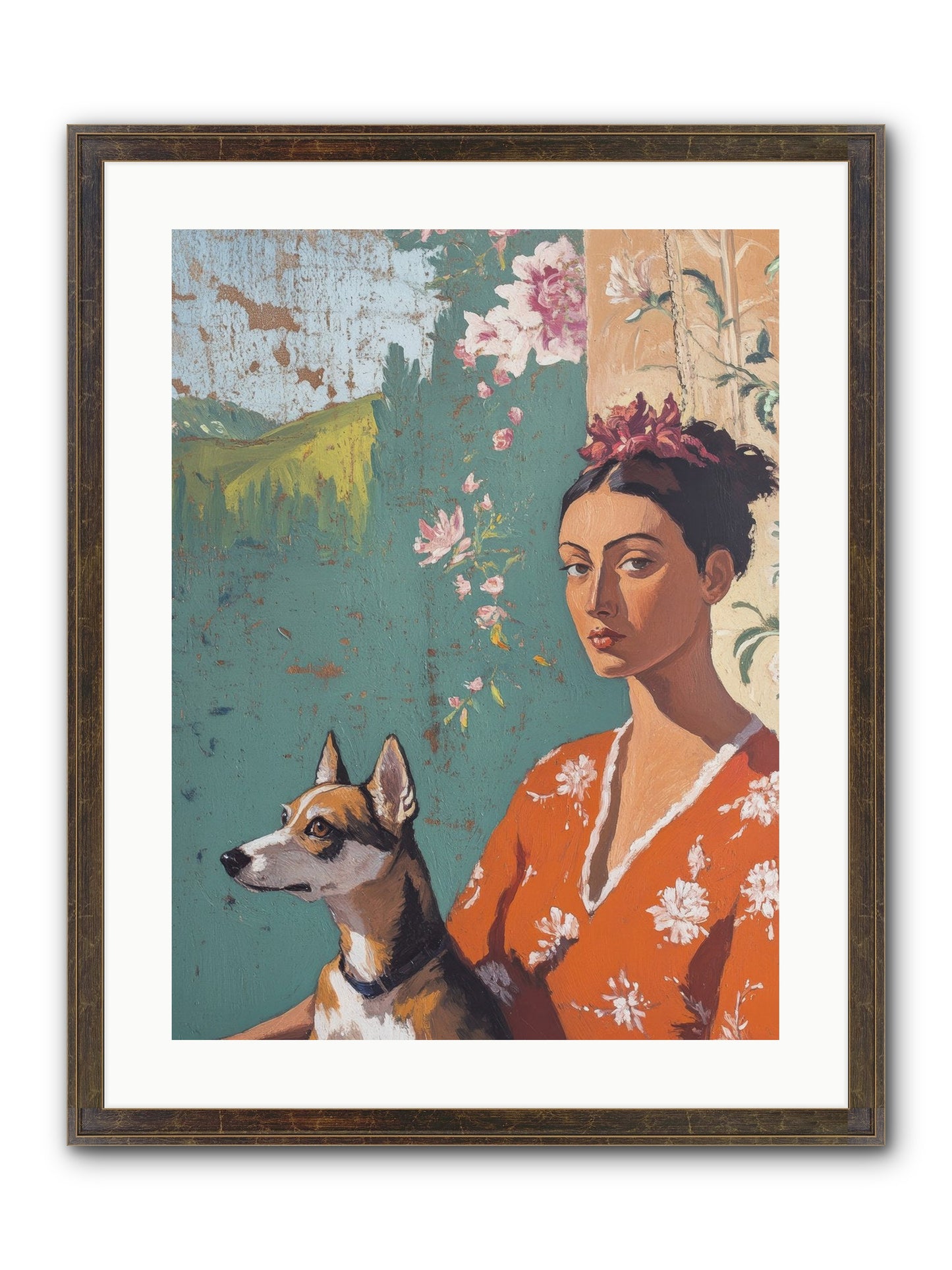 Adored Beyond Words Framed Print - Slimwoods Black/Gold 18x24
