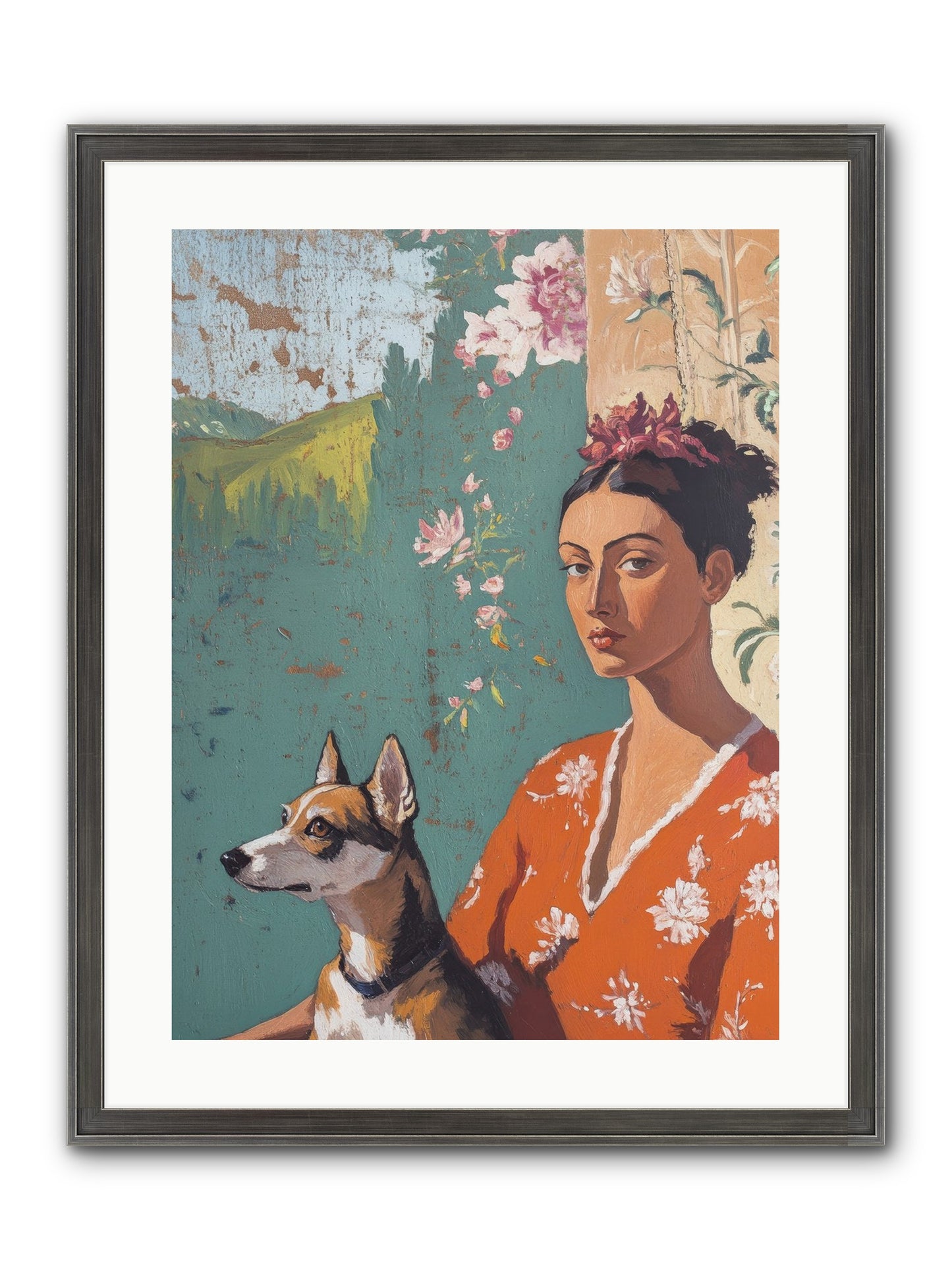 Adored Beyond Words Framed Print - Slimwoods Black/Silver 18x24