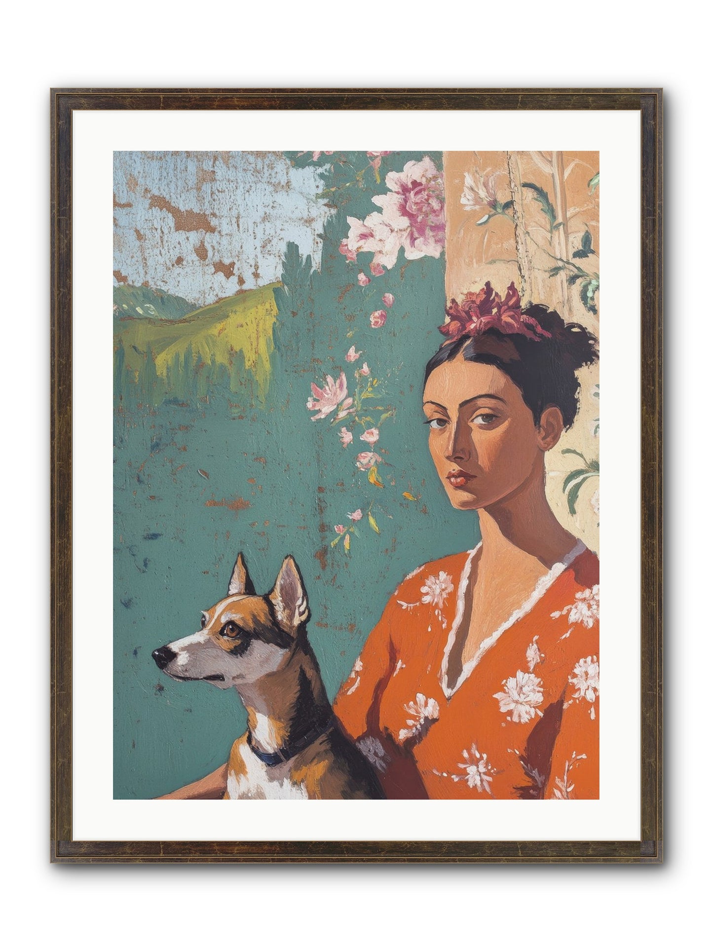 Adored Beyond Words Framed Print - Slimwoods Black/Gold 24x32