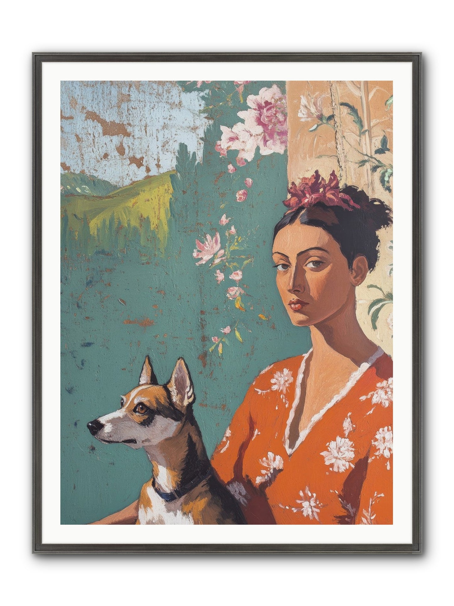 Adored Beyond Words Framed Print - Slimwoods Black/Silver 36x48