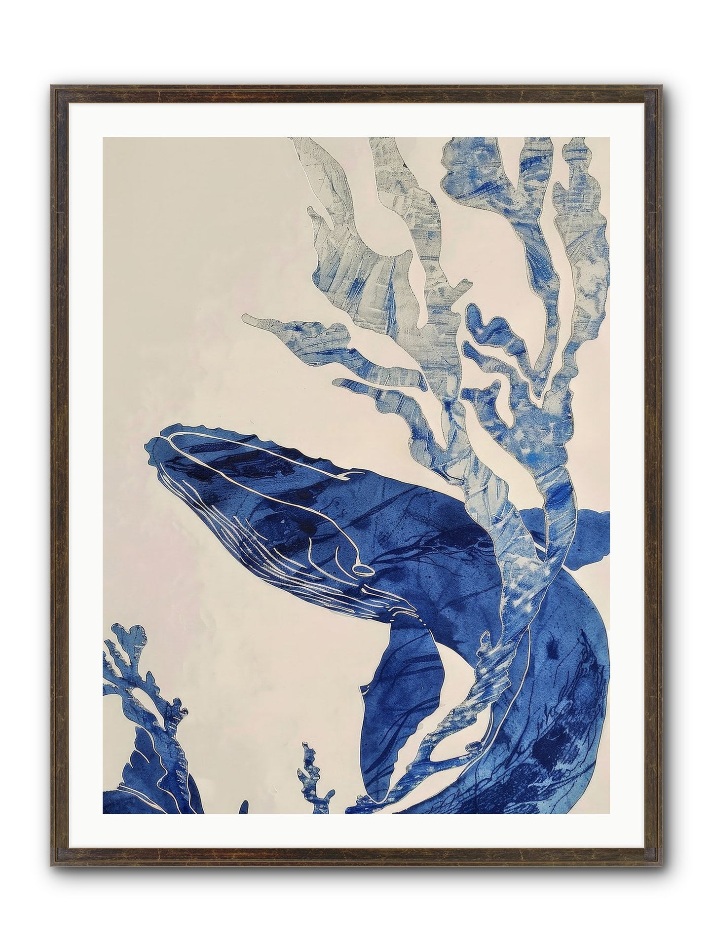 Aegean Echoes Framed Print - Slimwoods Black/Gold 30x40