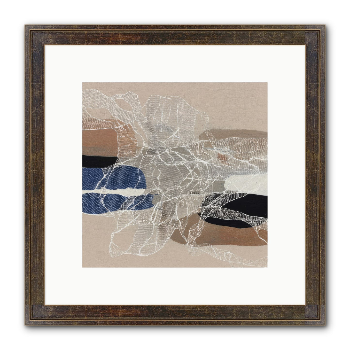 Aegis Framed Print - Slimwoods Black/Gold 10x10