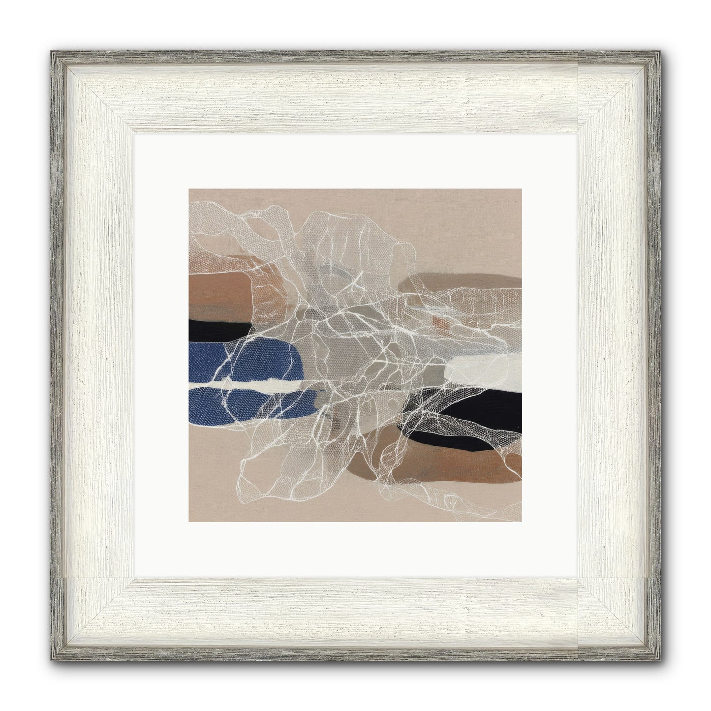 Aegis Framed Print - Driftwood White 12x12