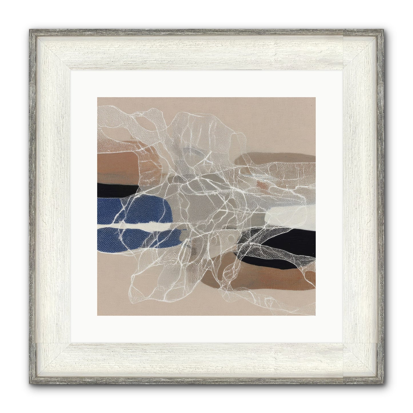 Aegis Framed Print - Driftwood White 16x16