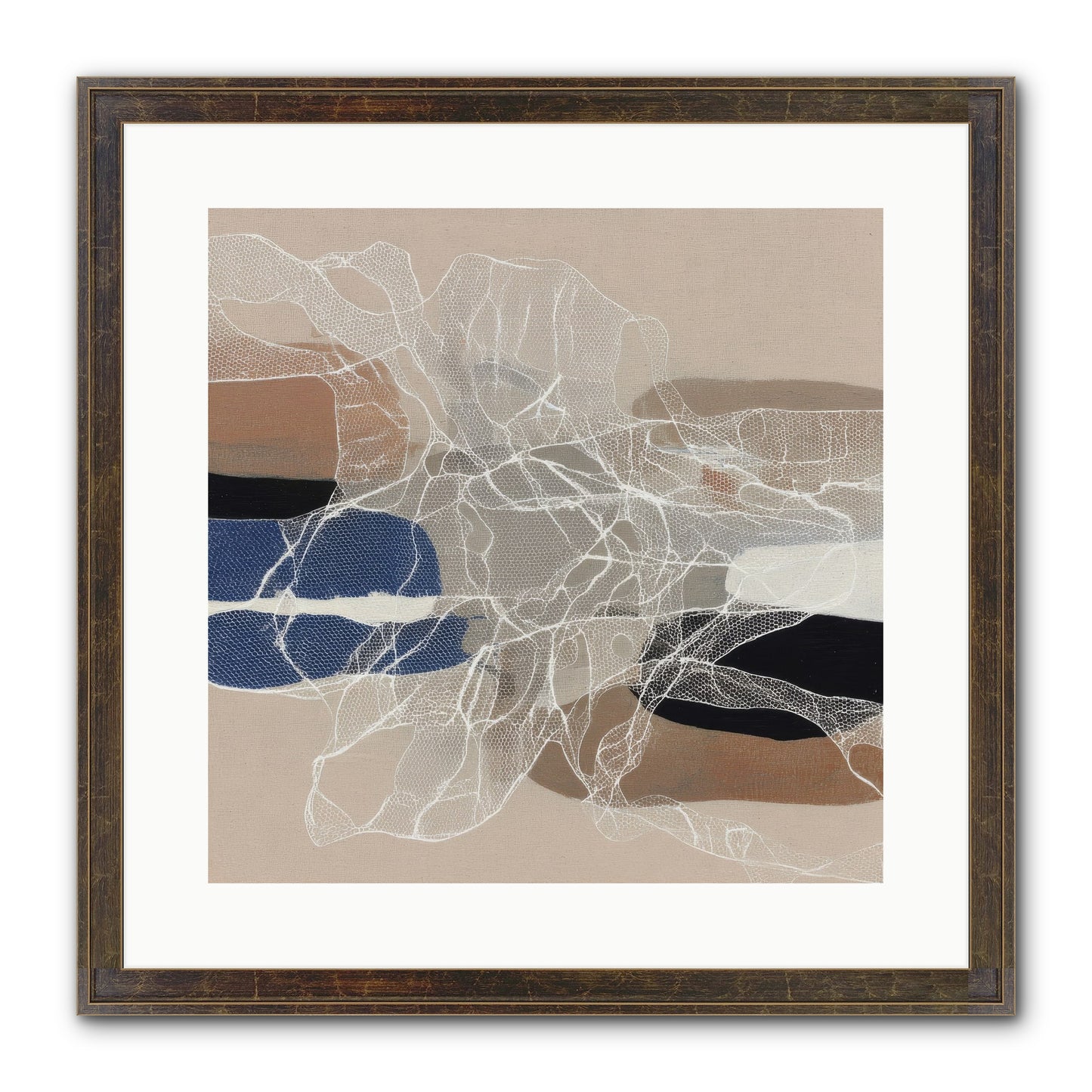 Aegis Framed Print - Slimwoods Black/Gold 16x16
