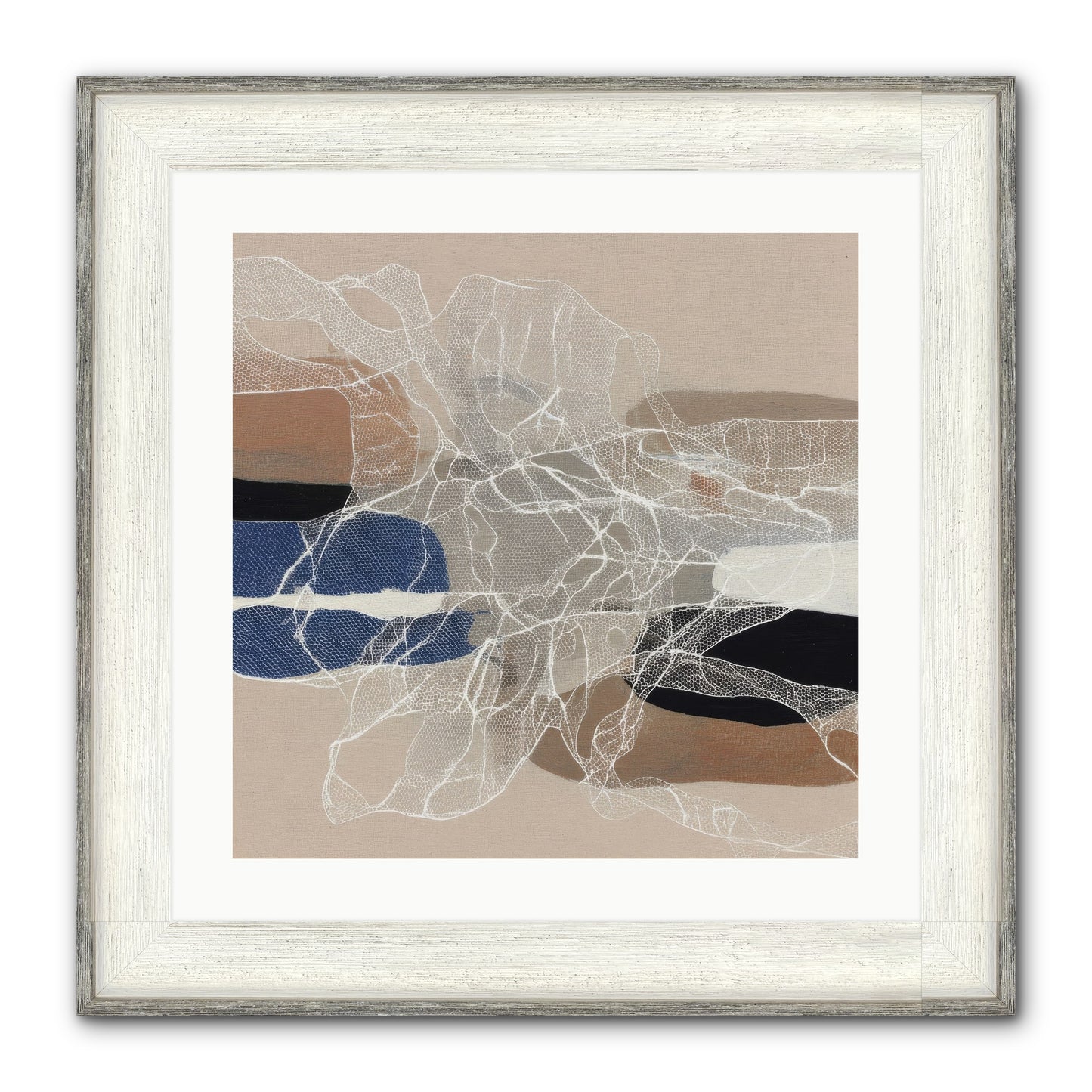 Aegis Framed Print - Driftwood White 20x20