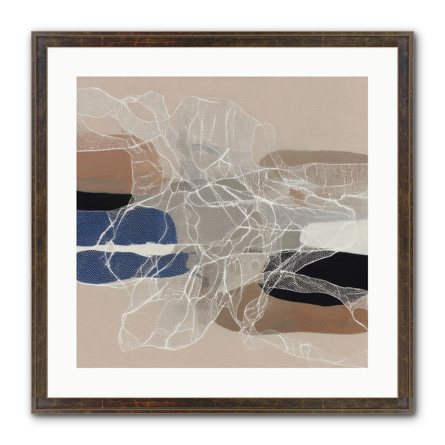 Aegis Framed Print - Slimwoods Black/Gold 20x20