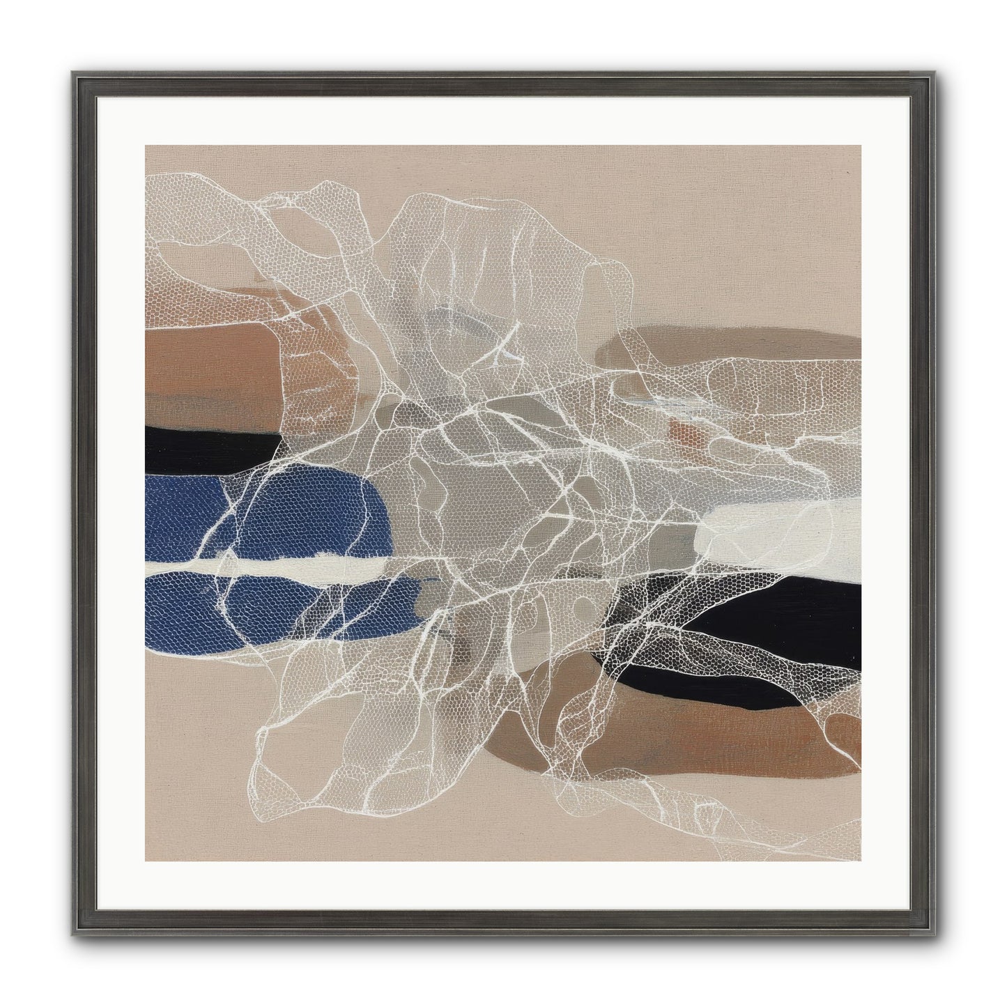 Aegis Framed Print - Slimwoods Black/Silver 30x30