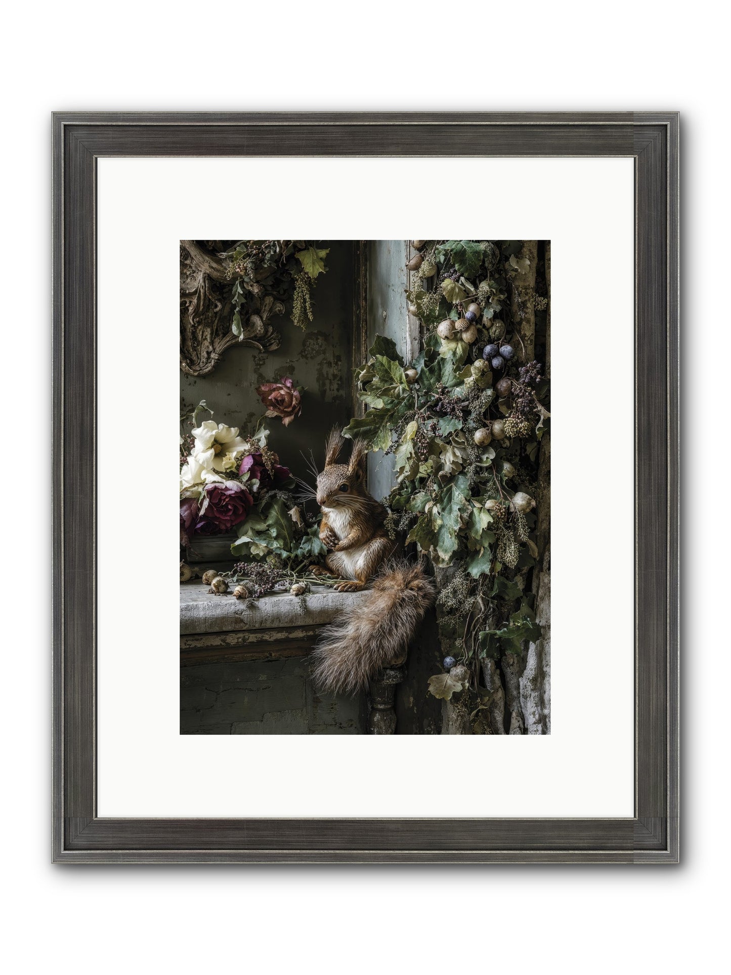 Aesop Framed Print - Slimwoods Black/Silver 9x12