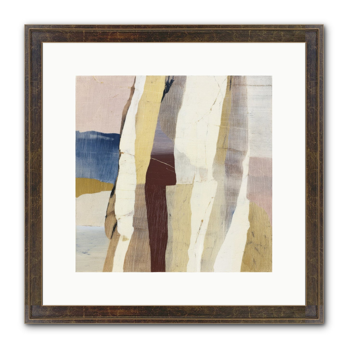 Aether No.1 Framed Print - Slimwoods Black/Gold 12x12