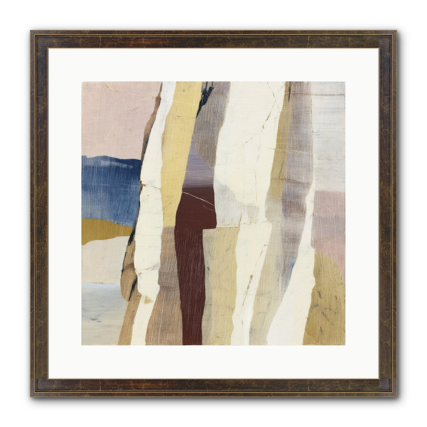 Aether No.1 Framed Print - Slimwoods Black/Gold 16x16