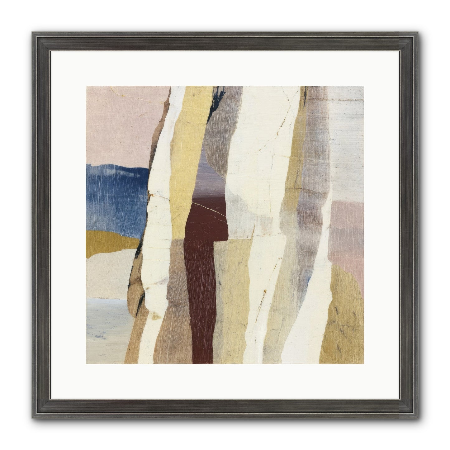 Aether No.1 Framed Print - Slimwoods Black/Silver 16x16