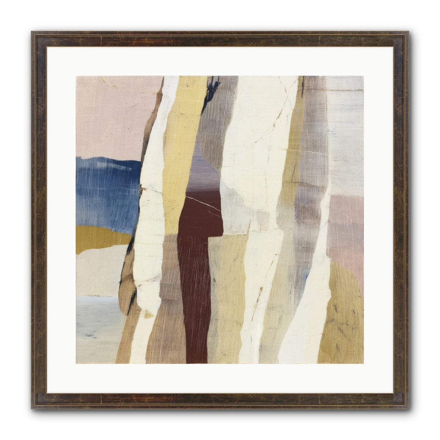 Aether No.1 Framed Print - Slimwoods Black/Gold 20x20