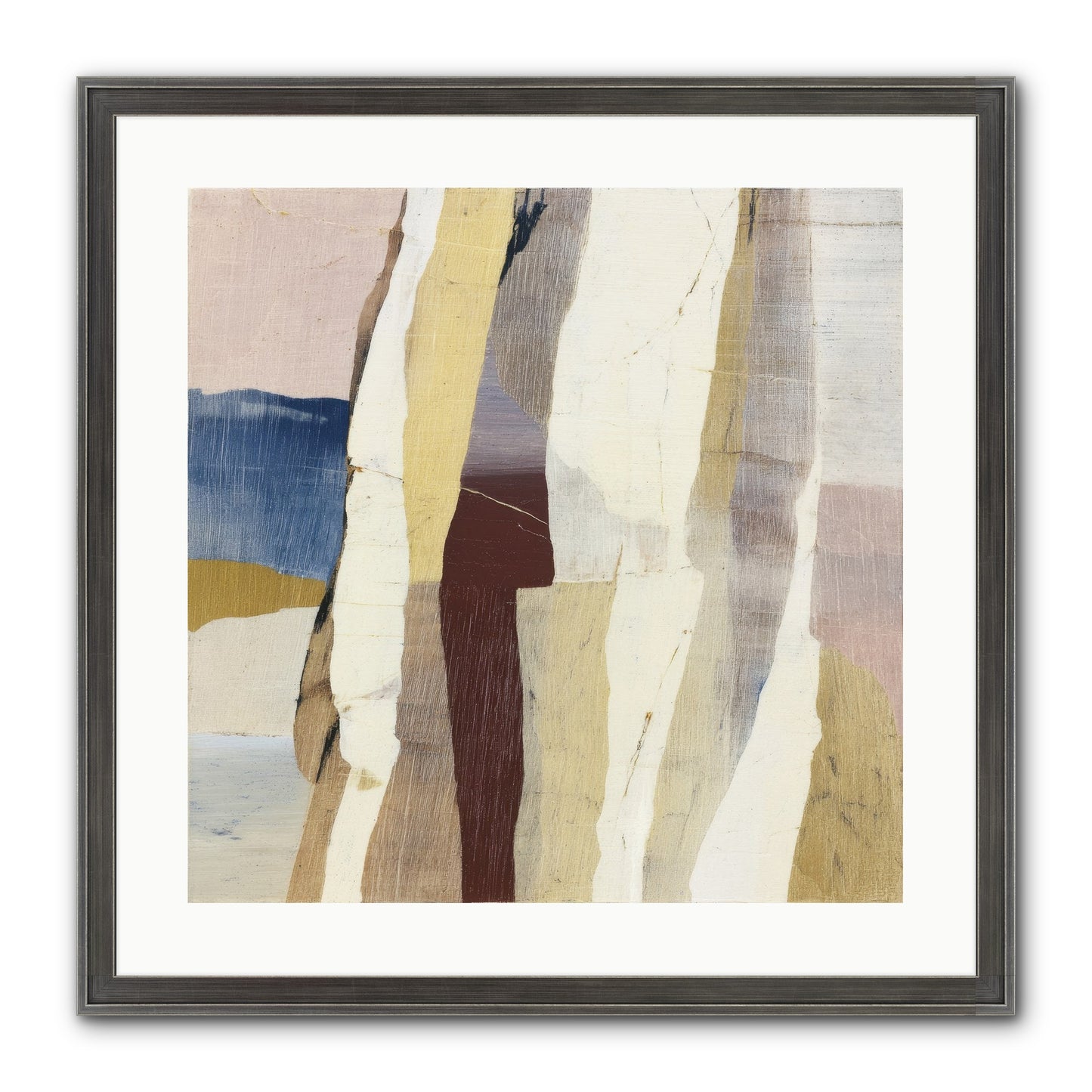 Aether No.1 Framed Print - Slimwoods Black/Silver 20x20