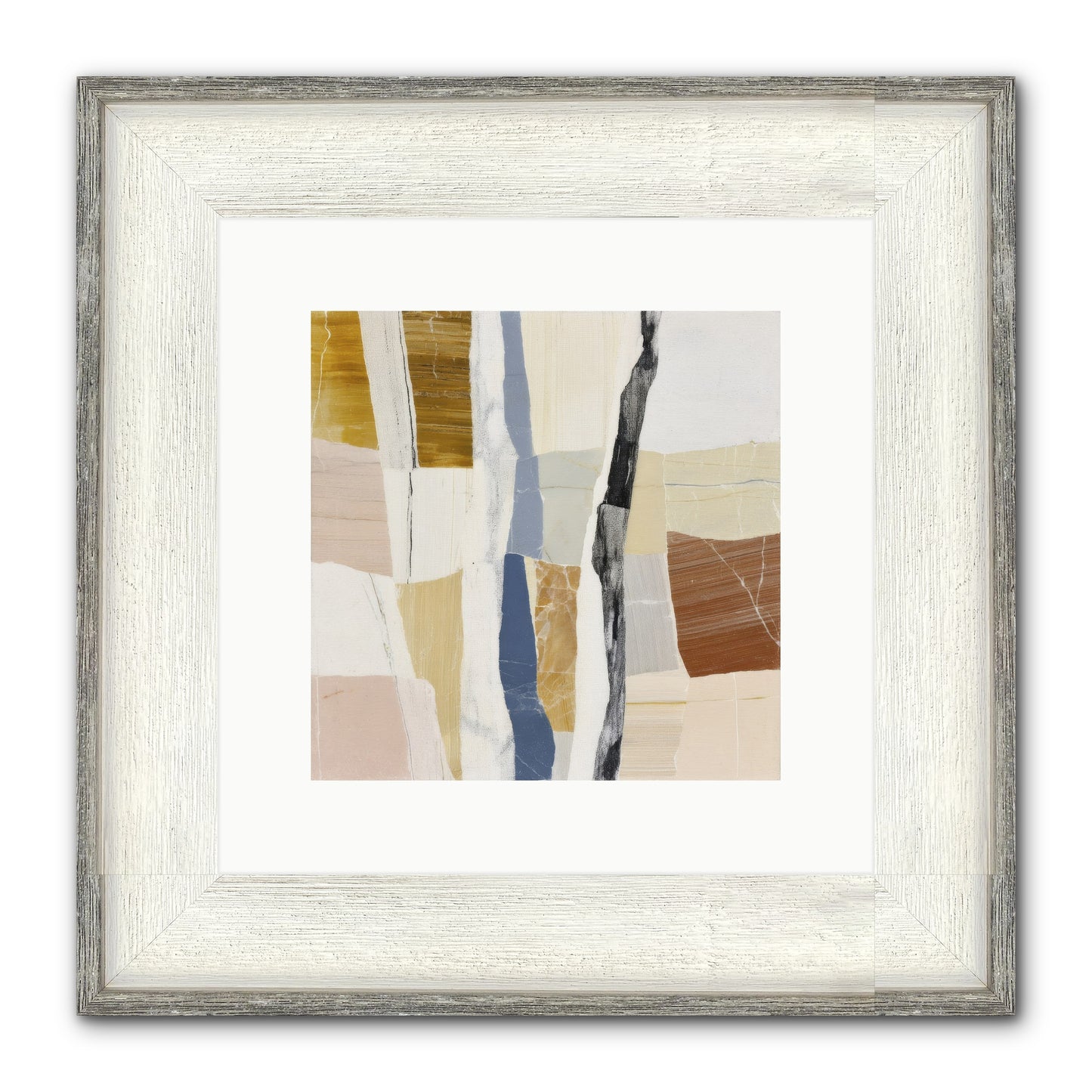 Aether No.2 Framed Print - Driftwood White 10x10