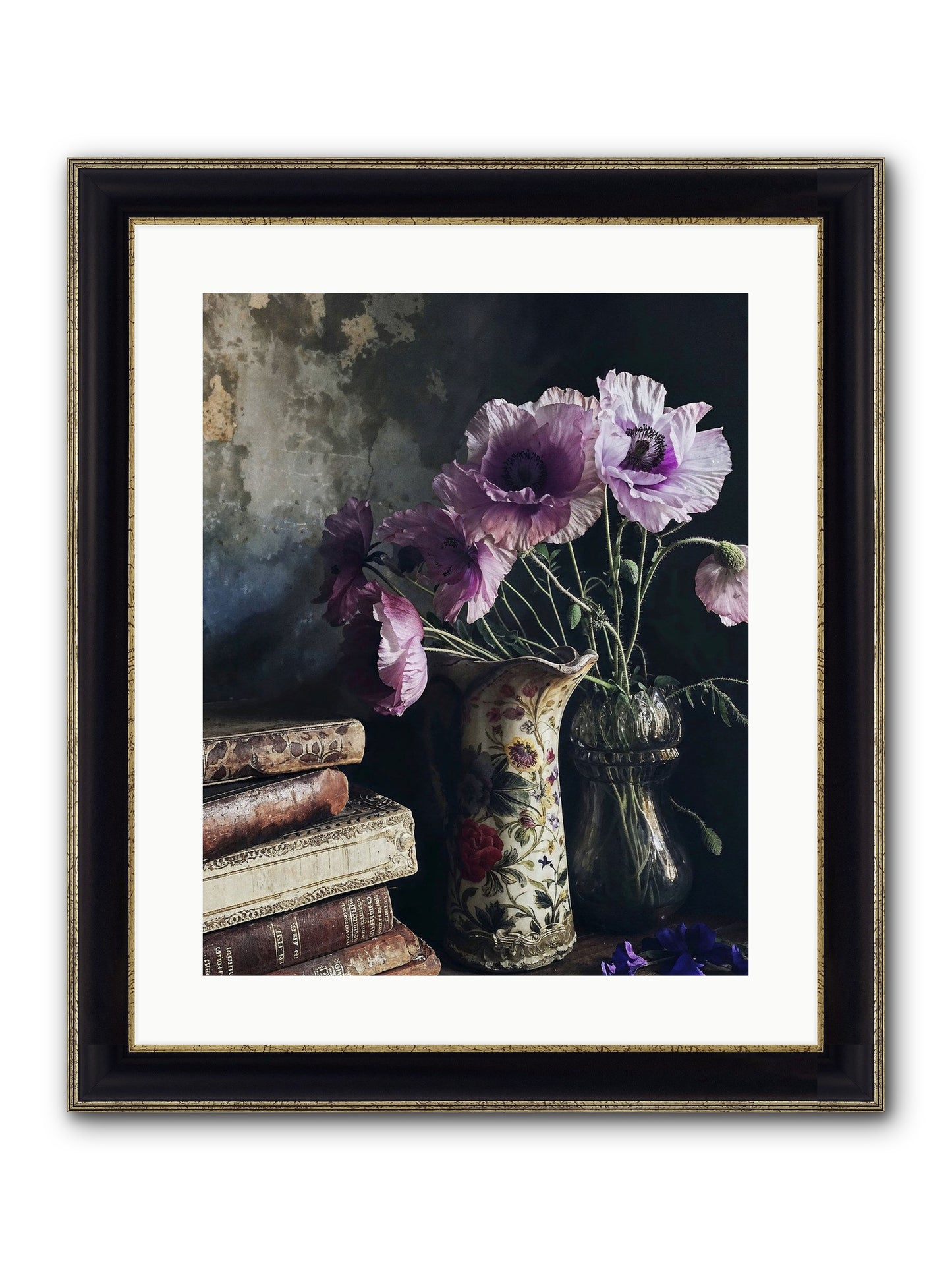Affirmed Framed Print - Black & Gold 16x20