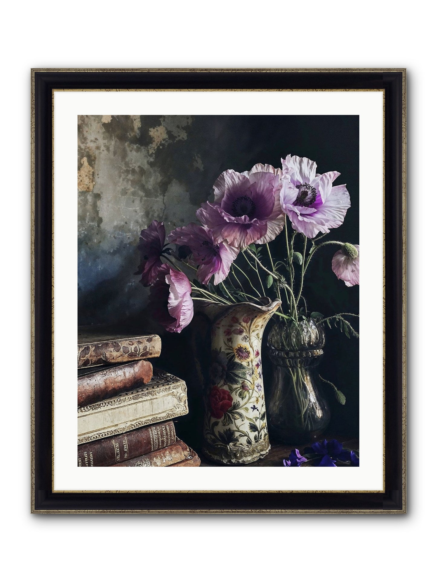 Affirmed Framed Print - Black & Gold 24x30