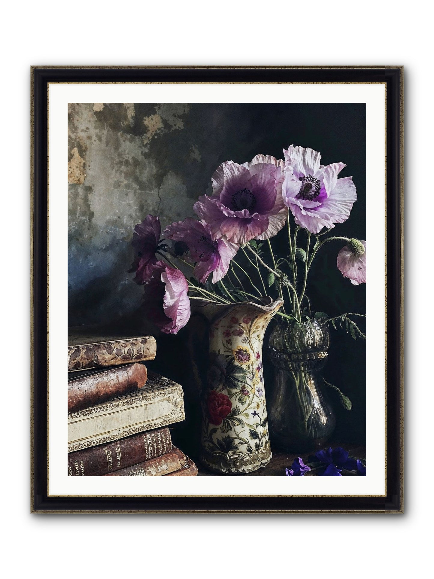 Affirmed Framed Print - Black & Gold 32x40