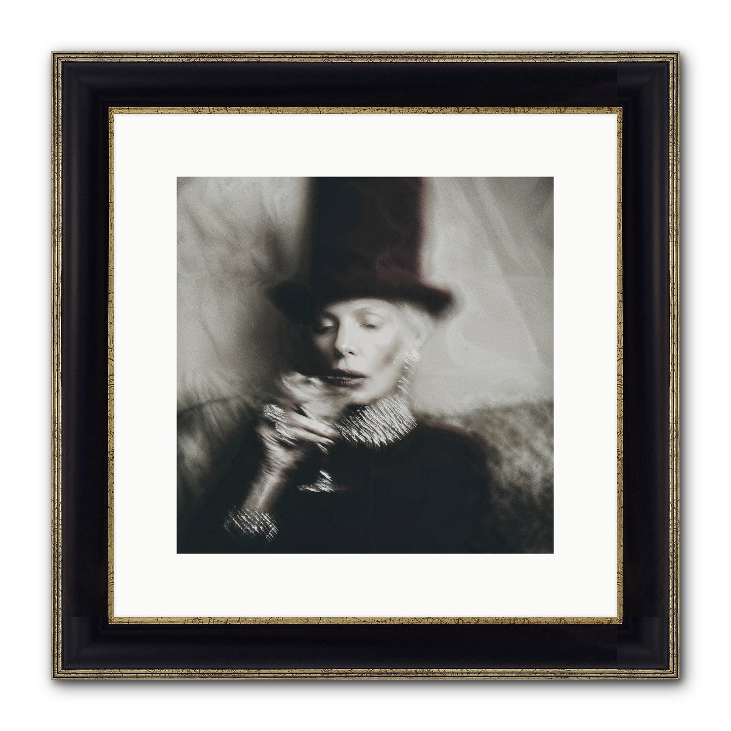 After the Applause Framed Print - Black & Gold 12x12