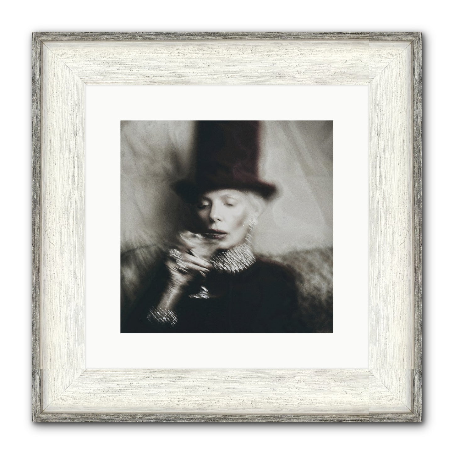 After the Applause Framed Print - Driftwood White 12x12