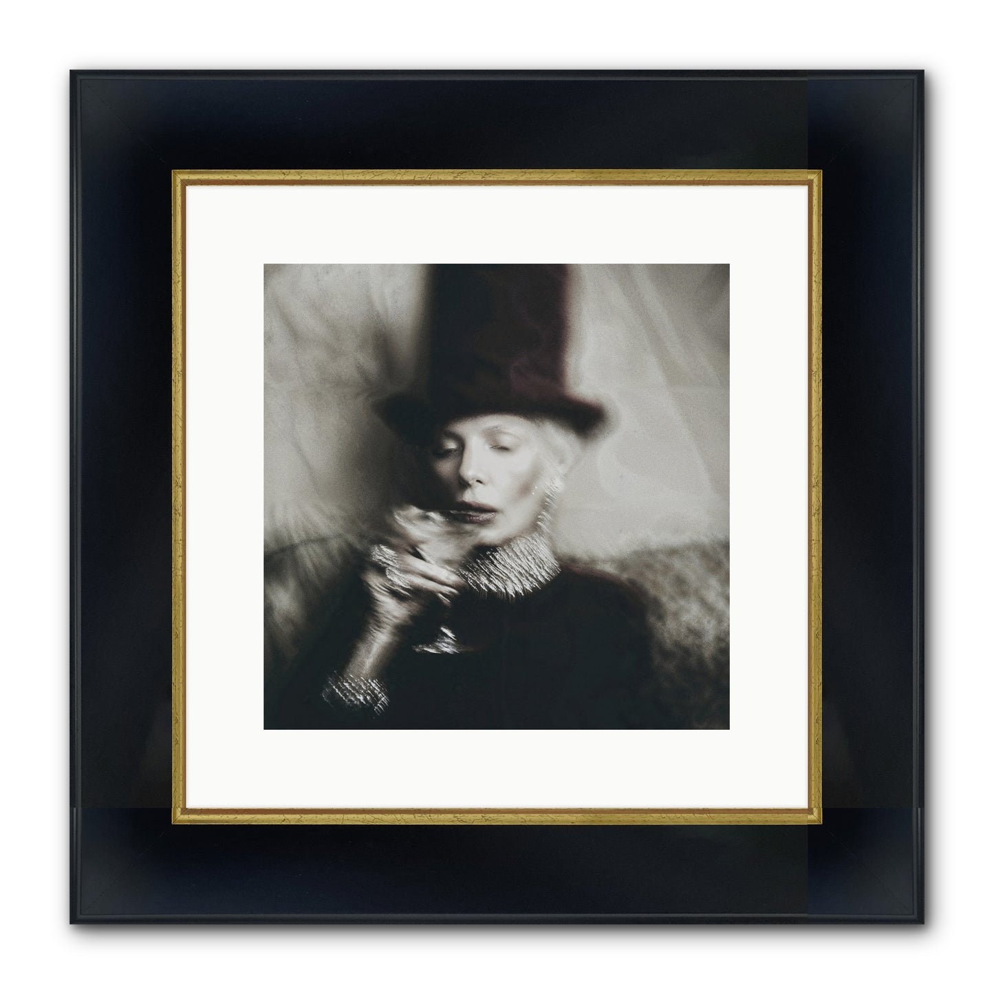 After the Applause Framed Print - Wide Black w/Gold 12x12