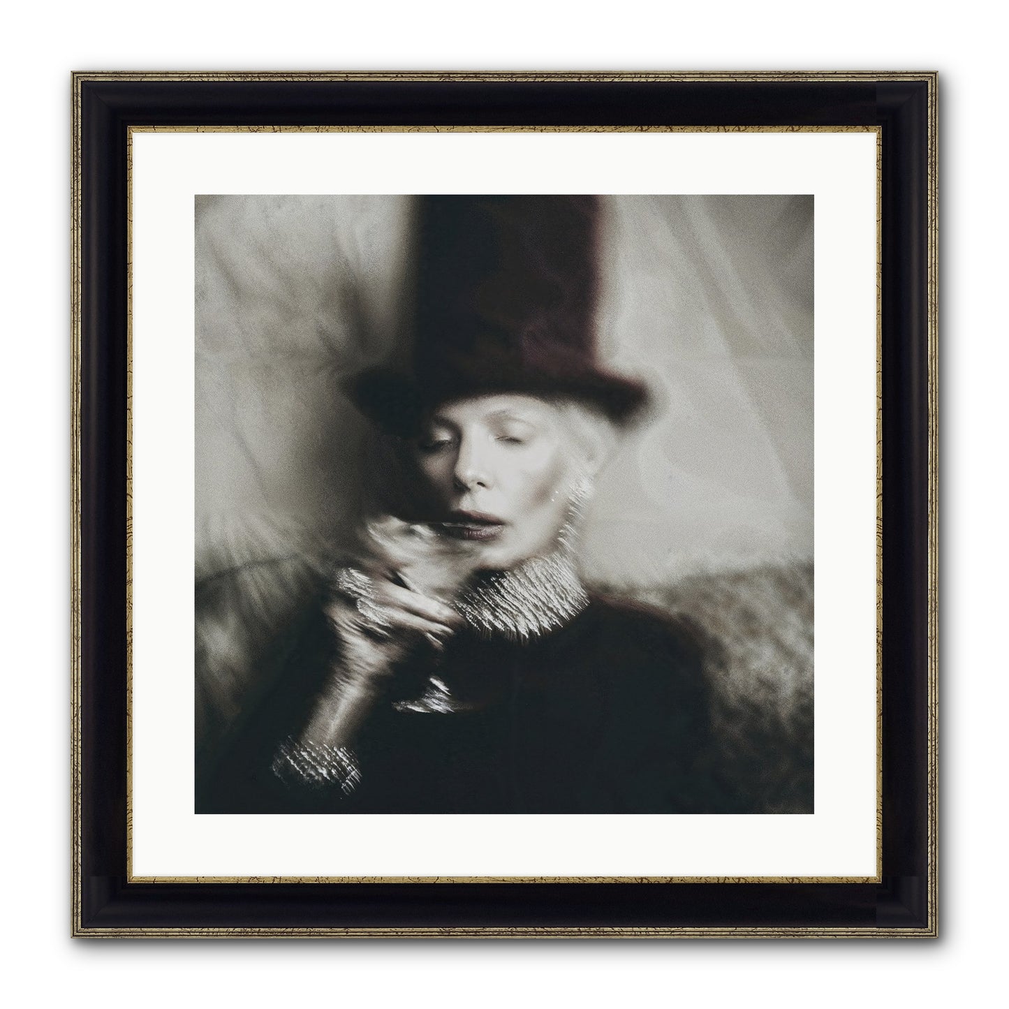 After the Applause Framed Print - Black & Gold 20x20