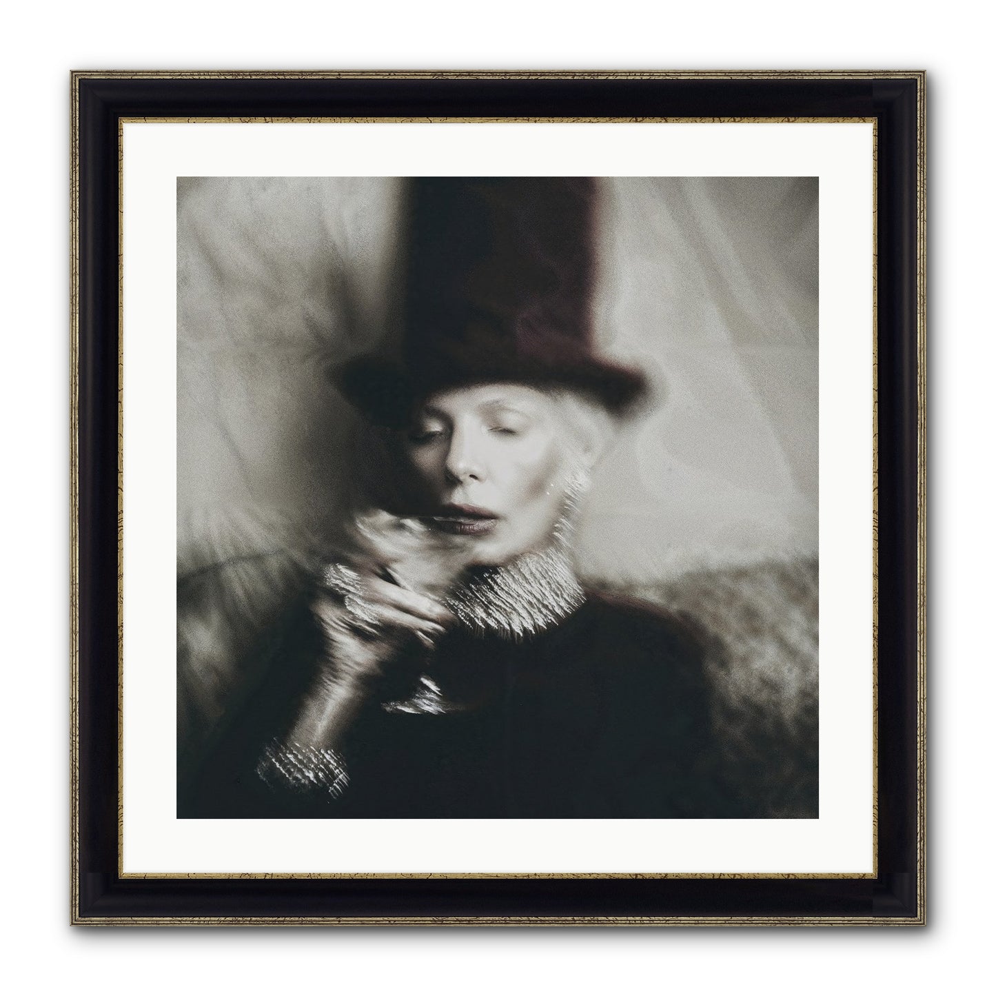 After the Applause Framed Print - Black & Gold 24x24