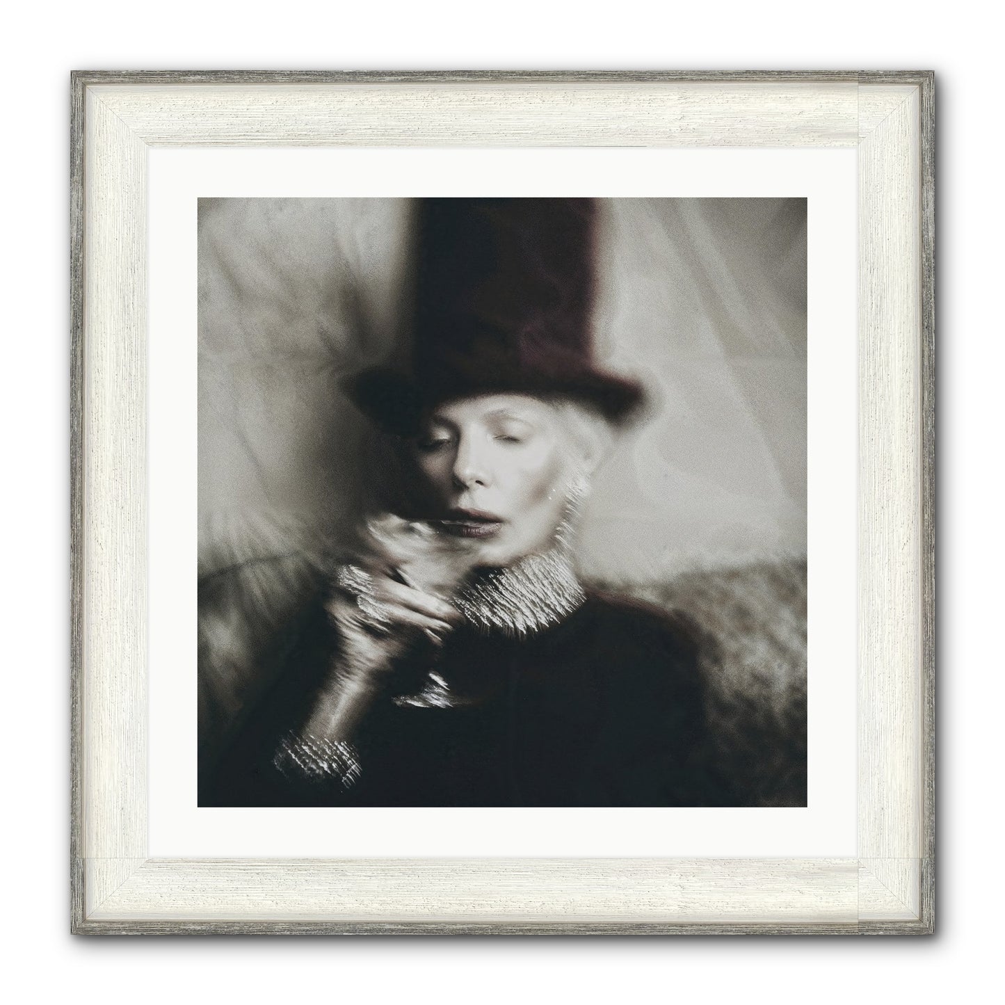 After the Applause Framed Print - Driftwood White 24x24