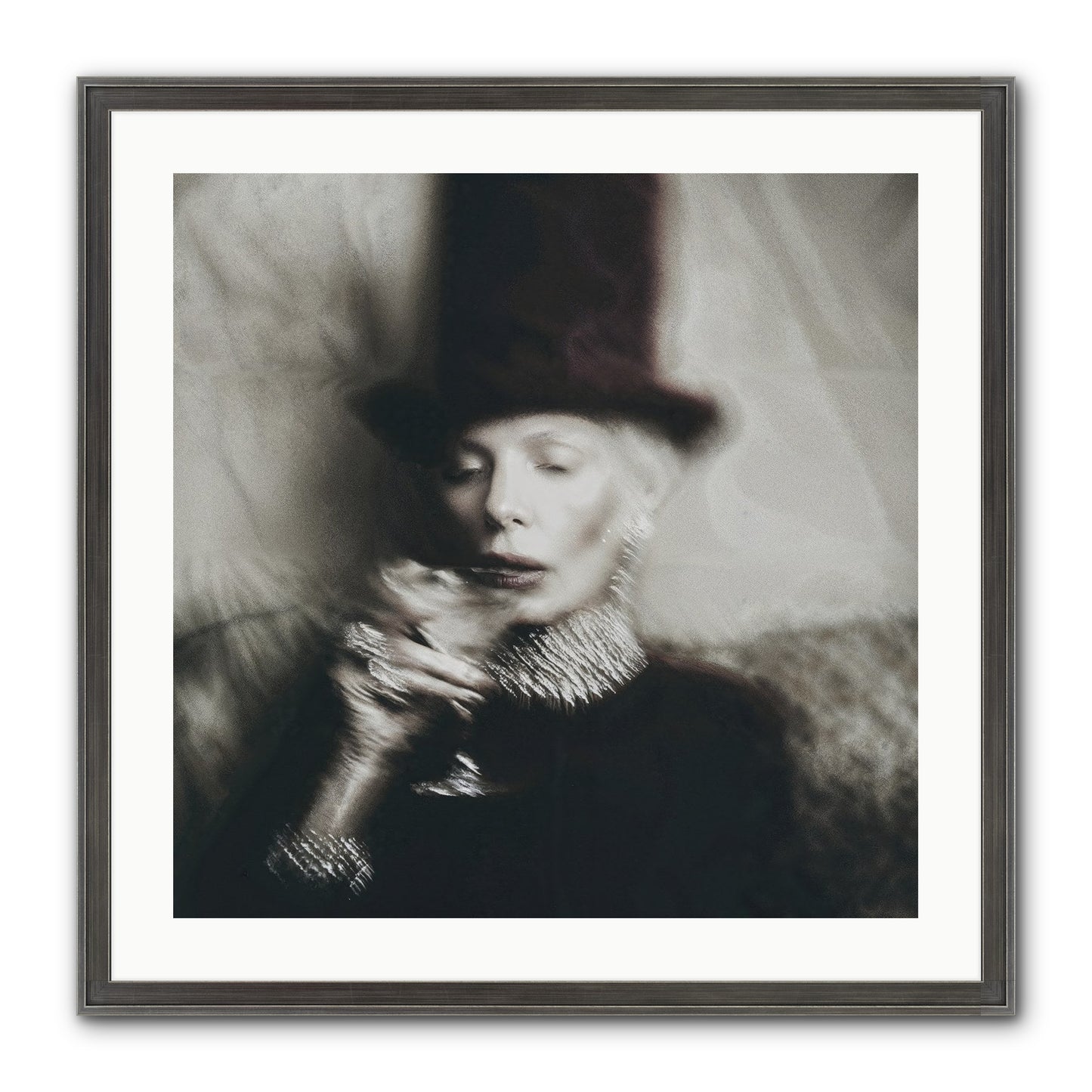 After the Applause Framed Print - Slimwoods Black/Silver 24x24