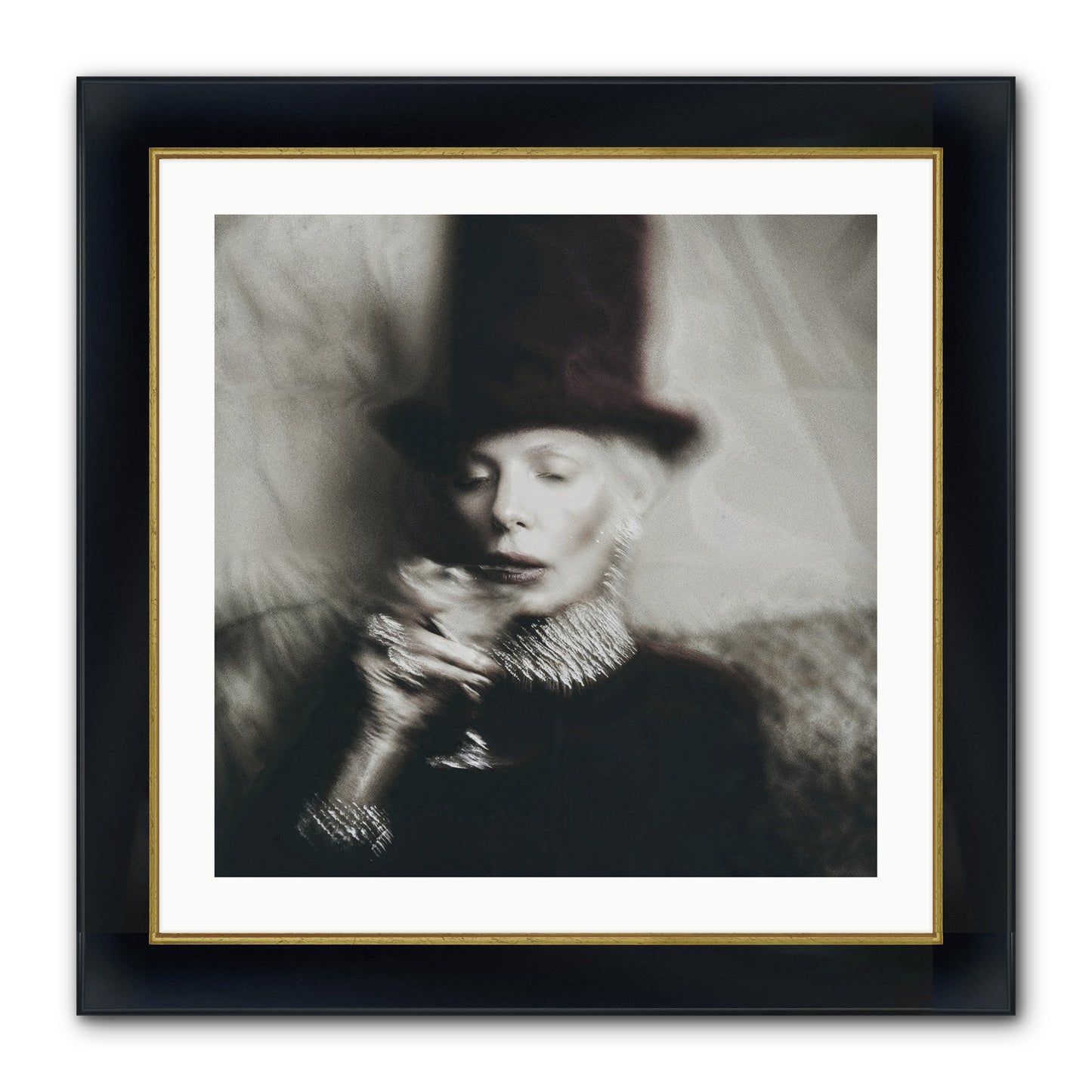 After the Applause Framed Print - Wide Black w/Gold 24x24