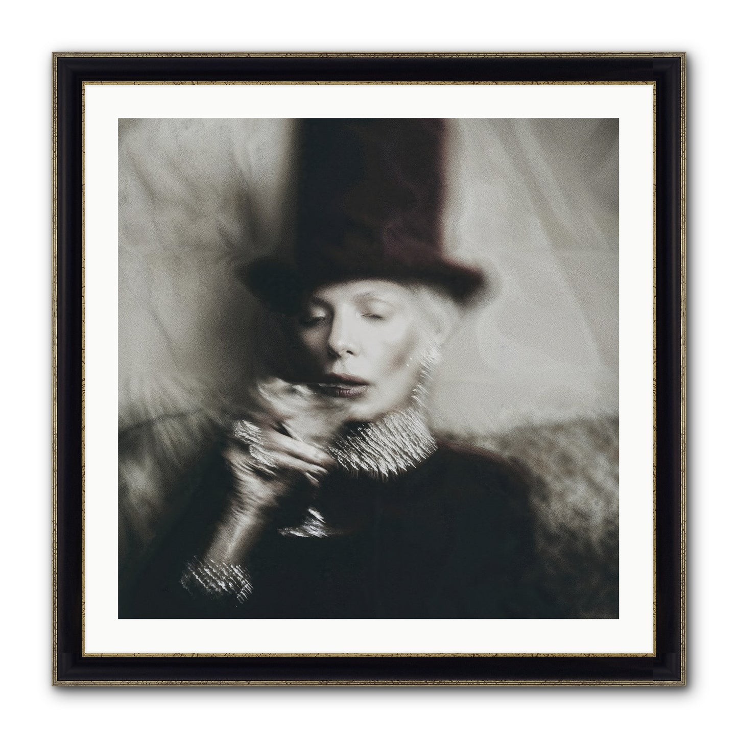 After the Applause Framed Print - Black & Gold 30x30