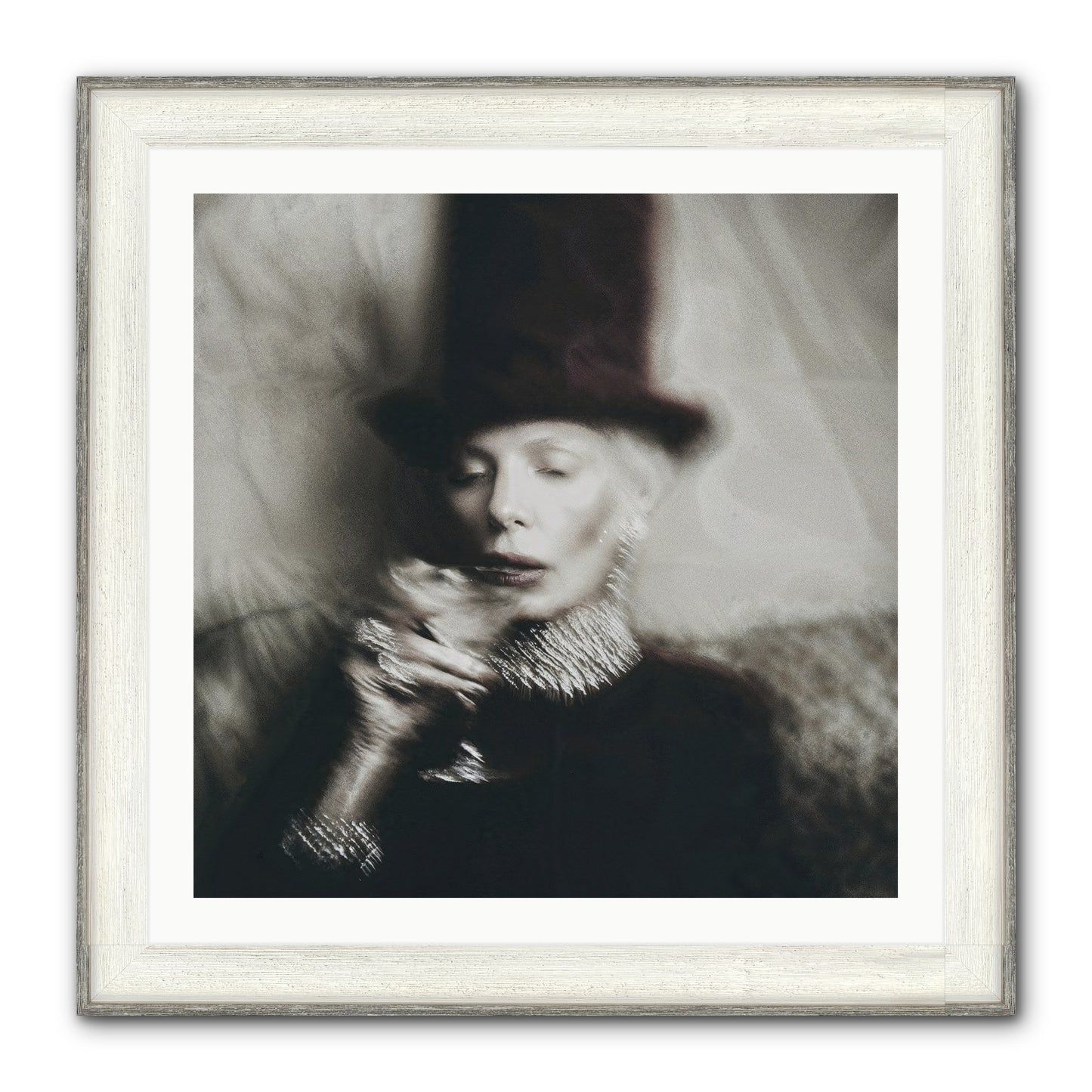 After the Applause Framed Print - Driftwood White 30x30