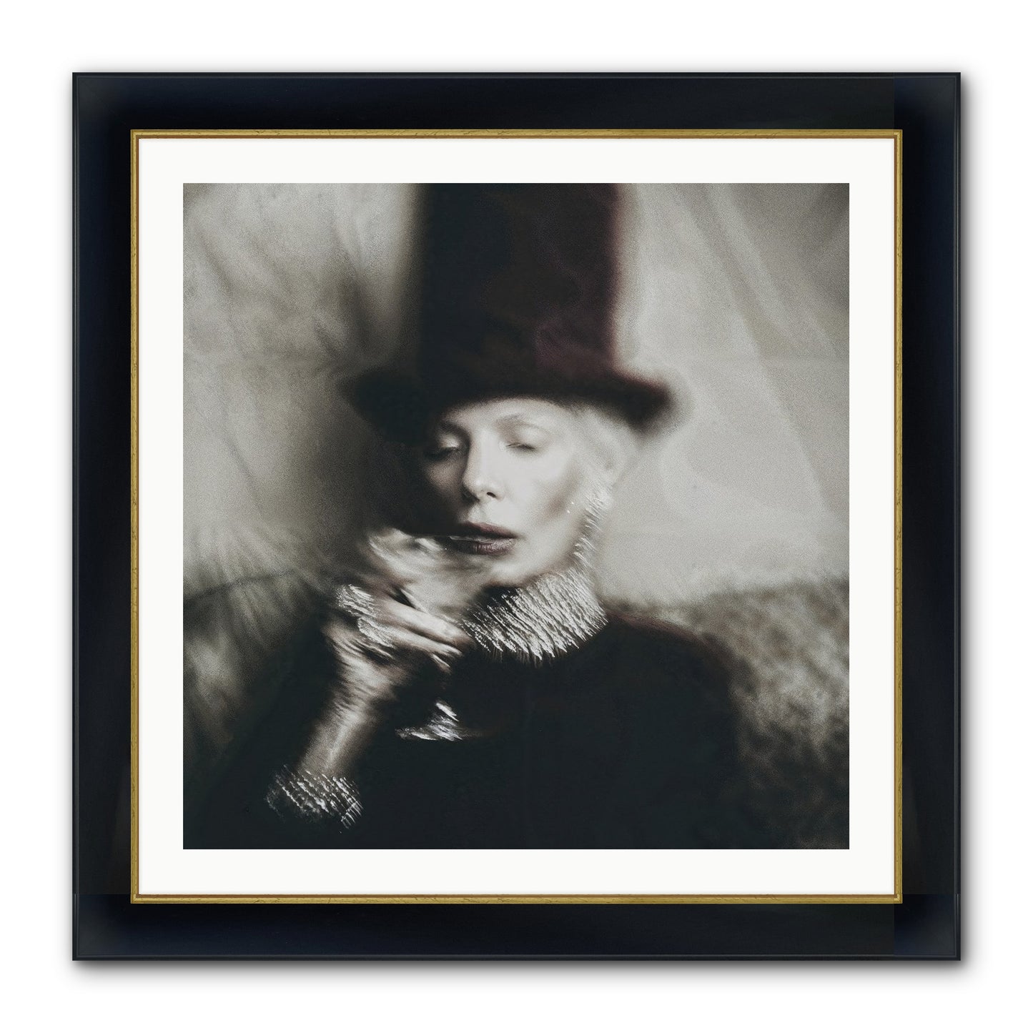 After the Applause Framed Print - Wide Black w/Gold 30x30