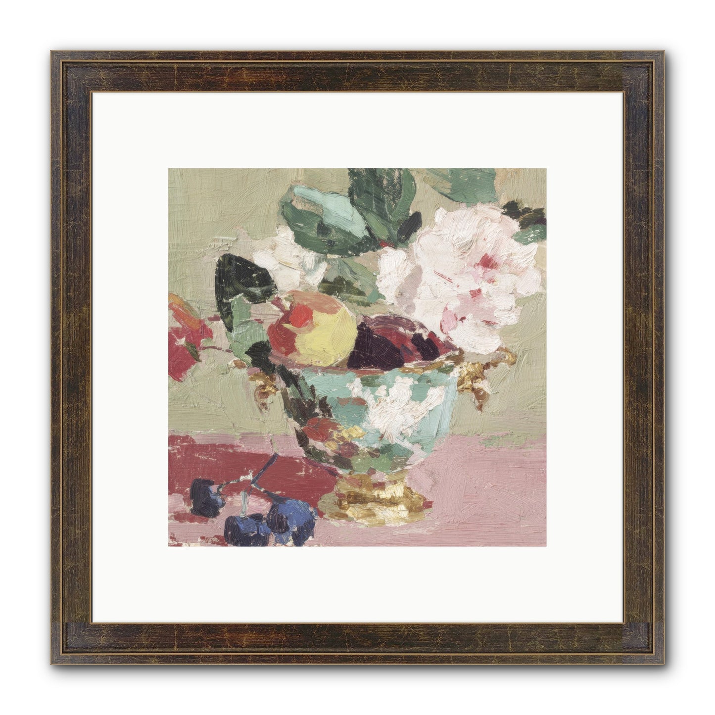 Afternoon Affairs Framed Print - Slimwoods Black/Gold 10x10