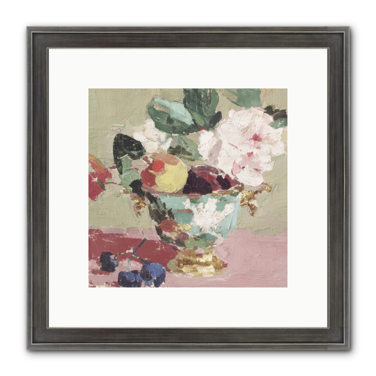 Afternoon Affairs Framed Print - Slimwoods Black/Silver 10x10