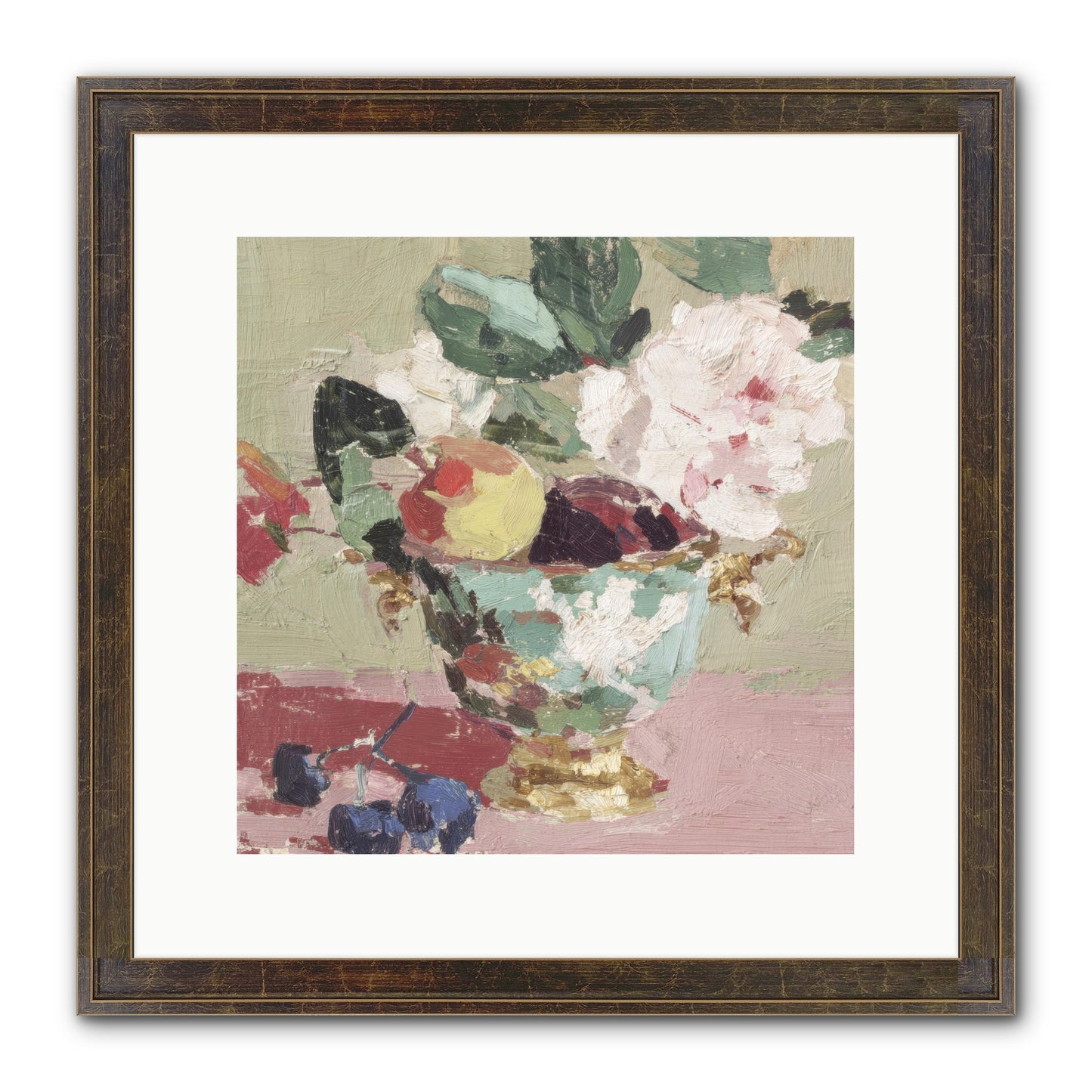 Afternoon Affairs Framed Print - Slimwoods Black/Gold 12x12