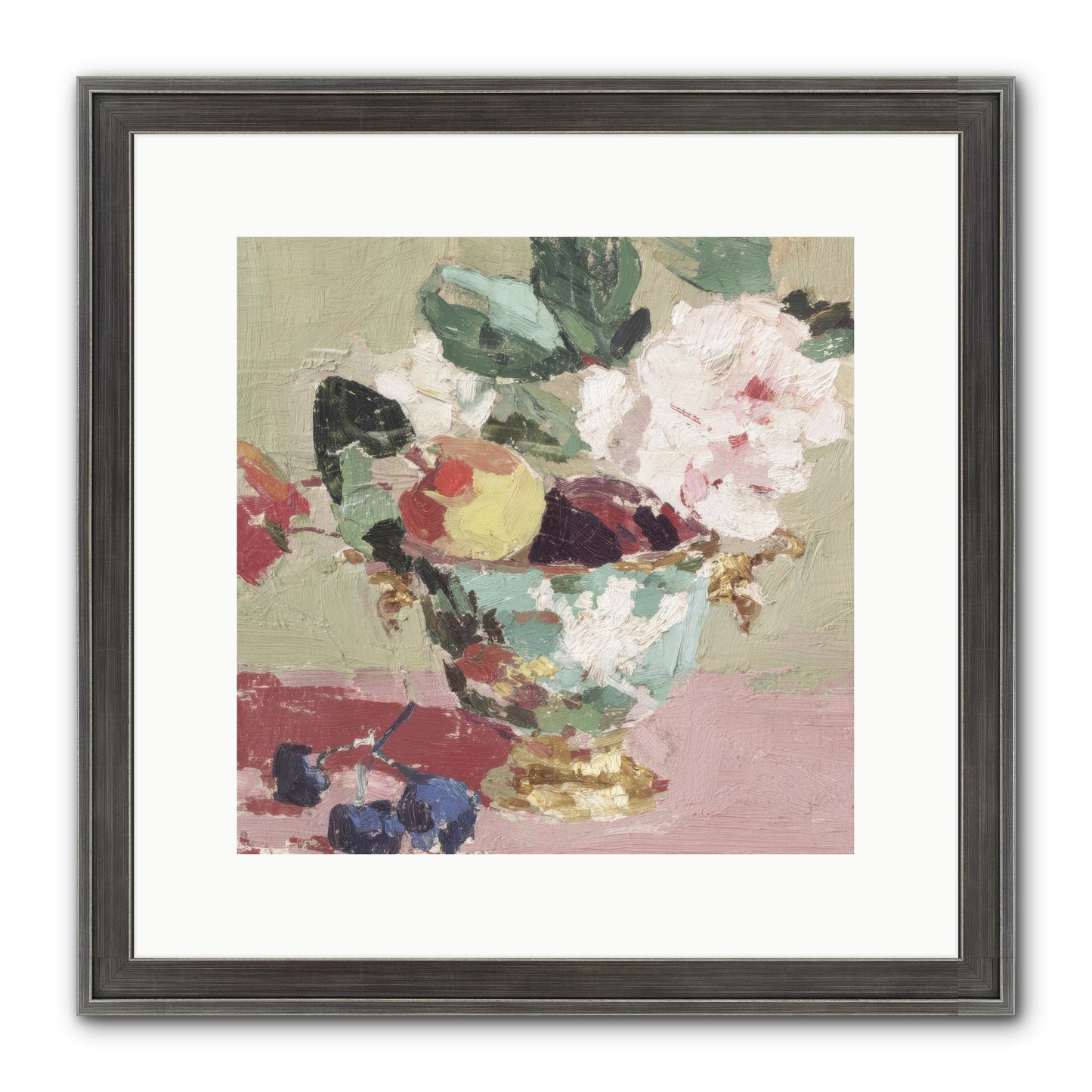 Afternoon Affairs Framed Print - Slimwoods Black/Silver 12x12