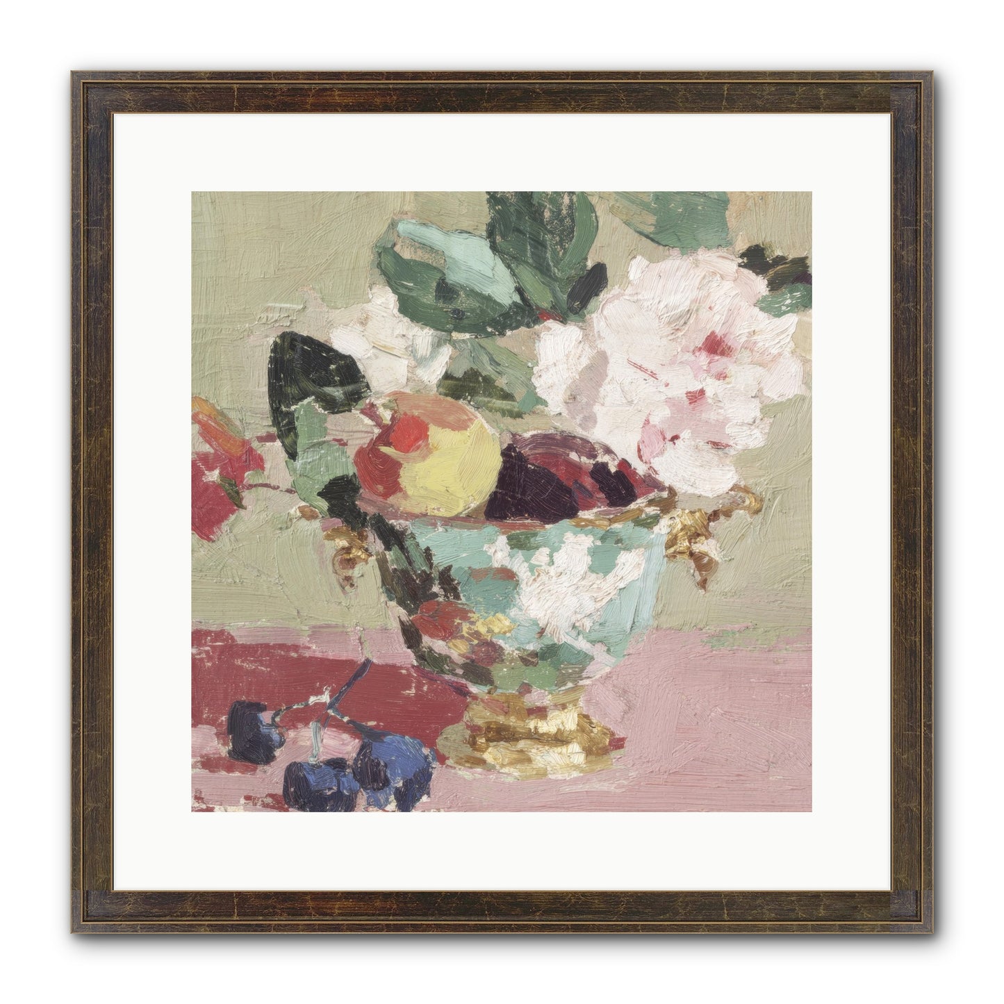 Afternoon Affairs Framed Print - Slimwoods Black/Gold 16x16