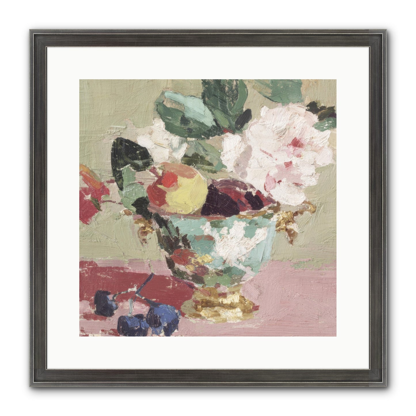 Afternoon Affairs Framed Print - Slimwoods Black/Silver 16x16
