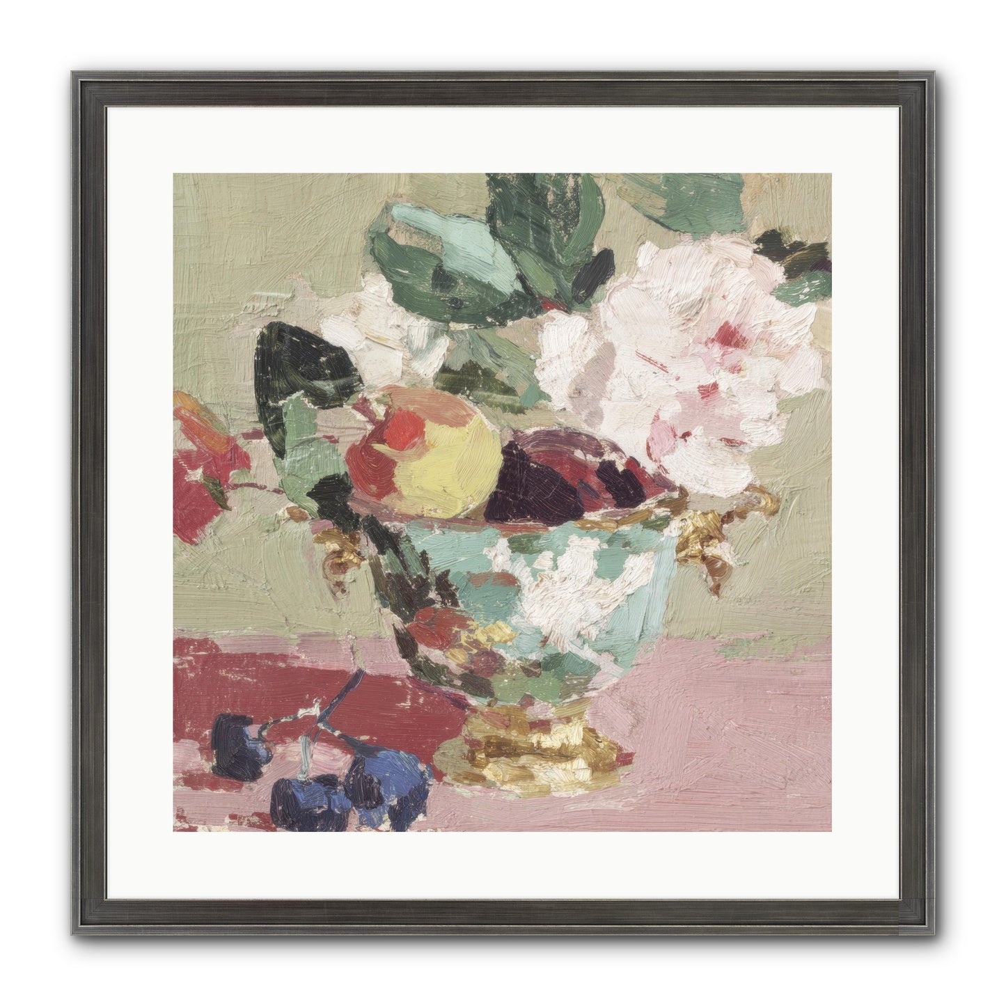 Afternoon Affairs Framed Print - Slimwoods Black/Silver 20x20
