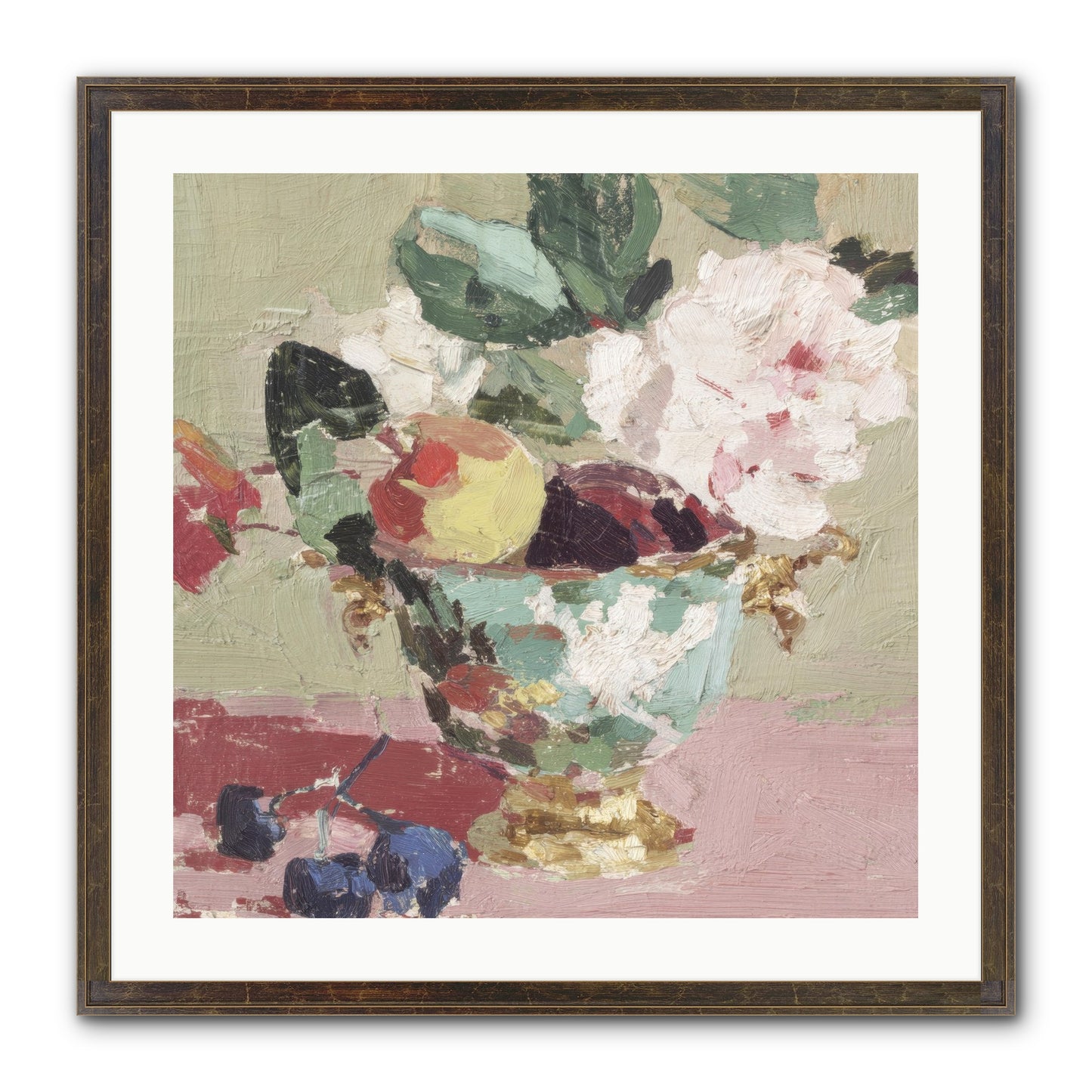 Afternoon Affairs Framed Print - Slimwoods Black/Gold 24x24