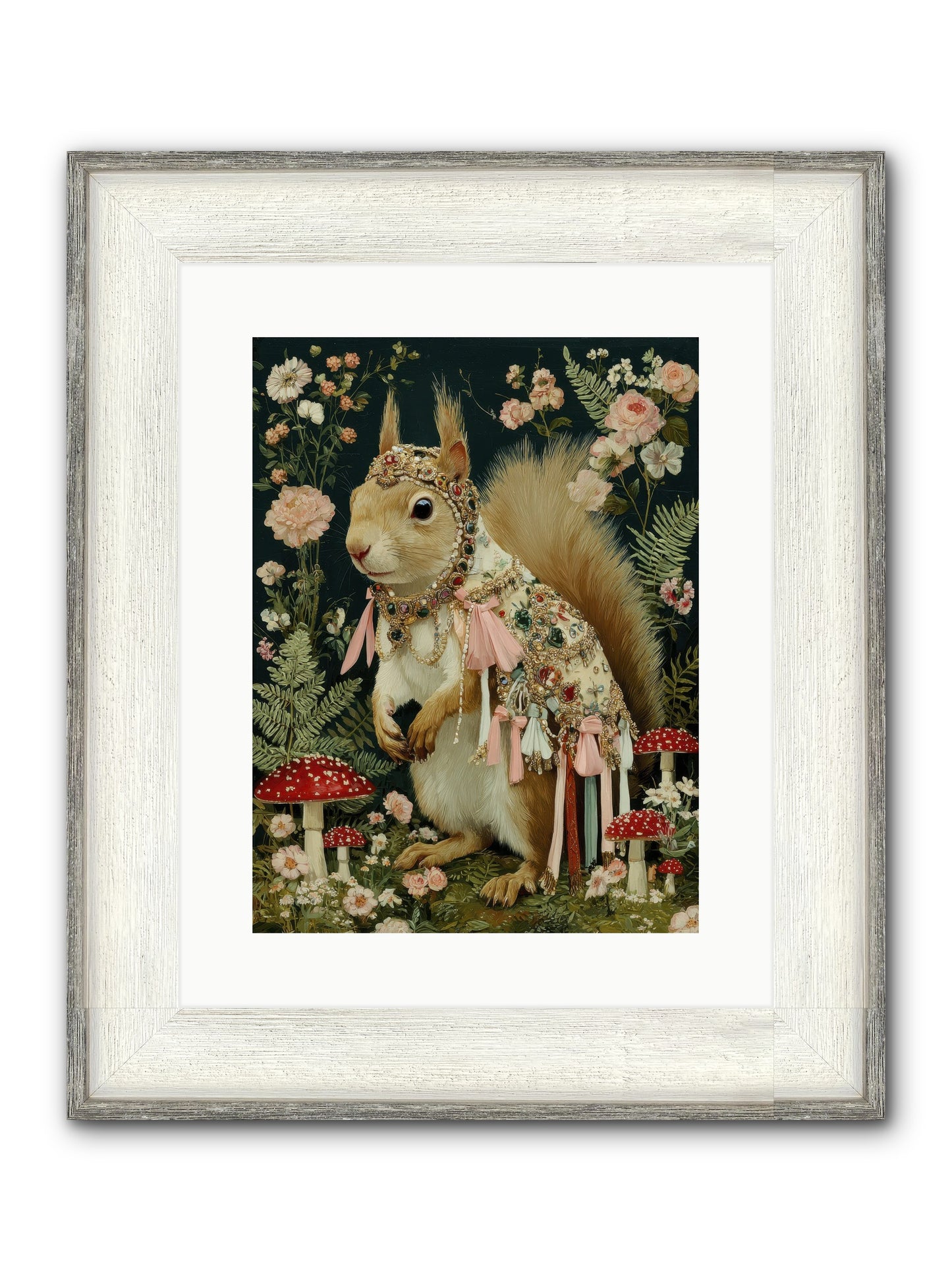 Afternoon Delights Framed Print - Driftwood White 12x16