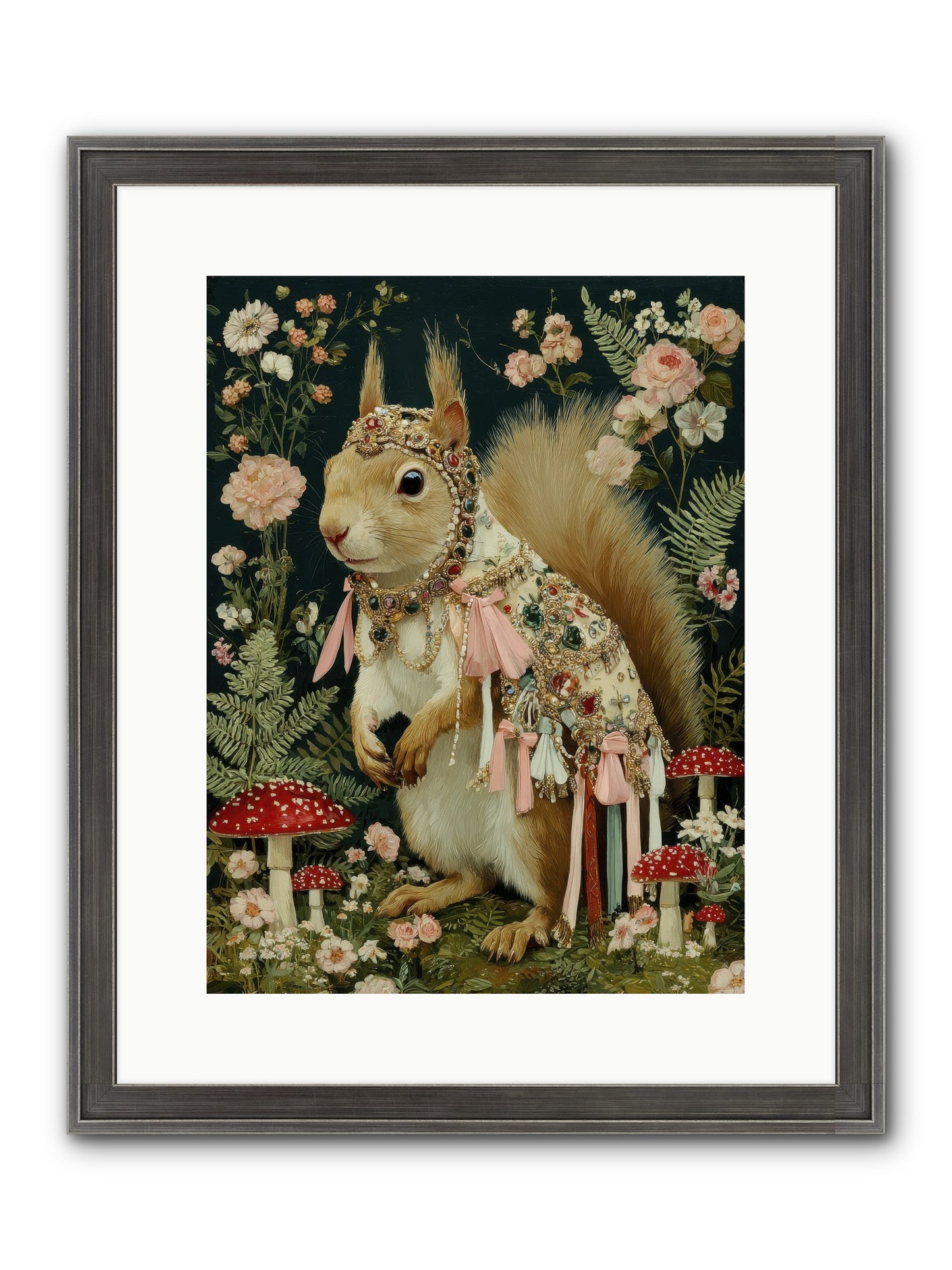 Afternoon Delights Framed Print - Slimwoods Black/Silver 12x16
