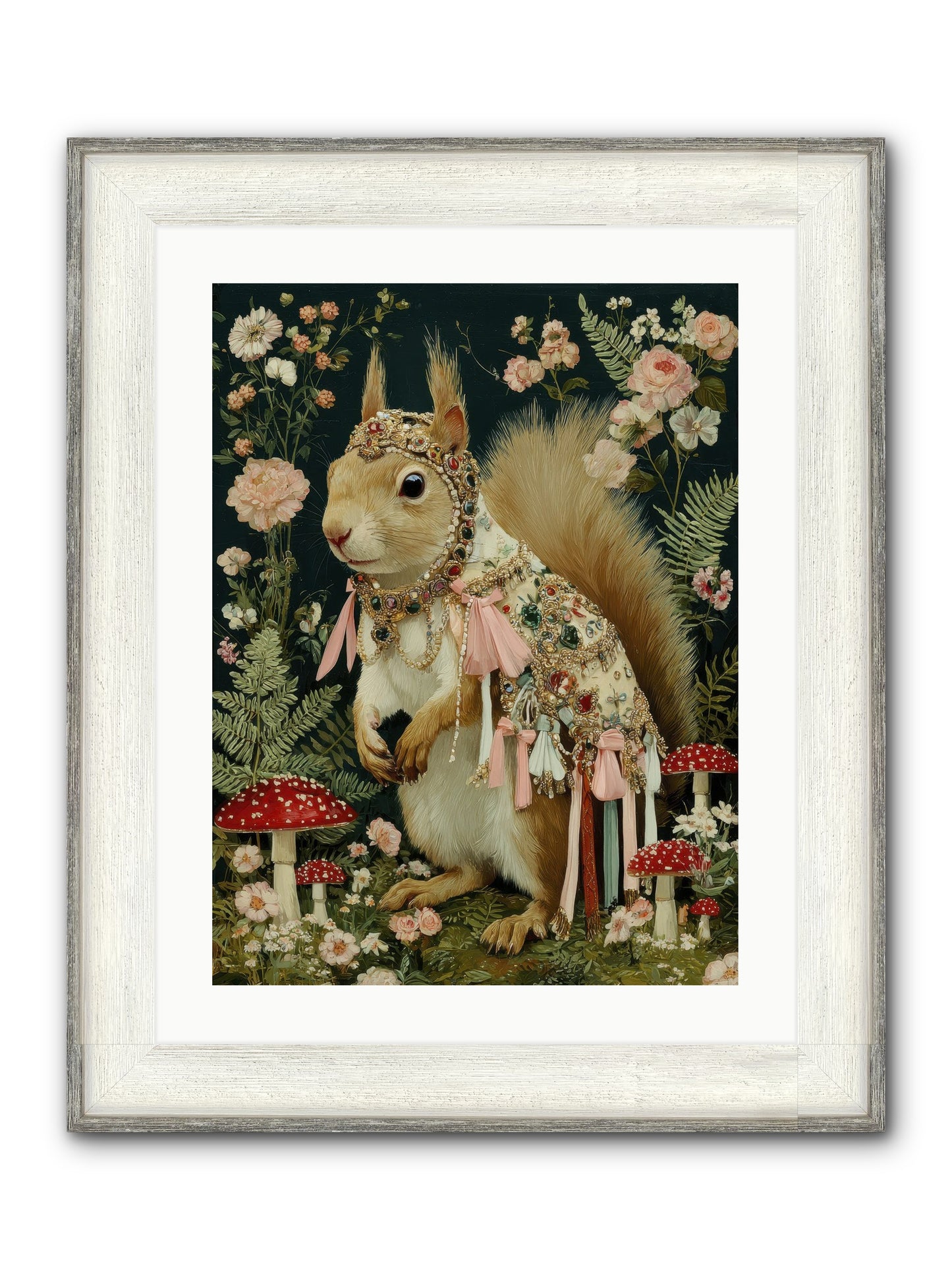 Afternoon Delights Framed Print - Driftwood White 18x24