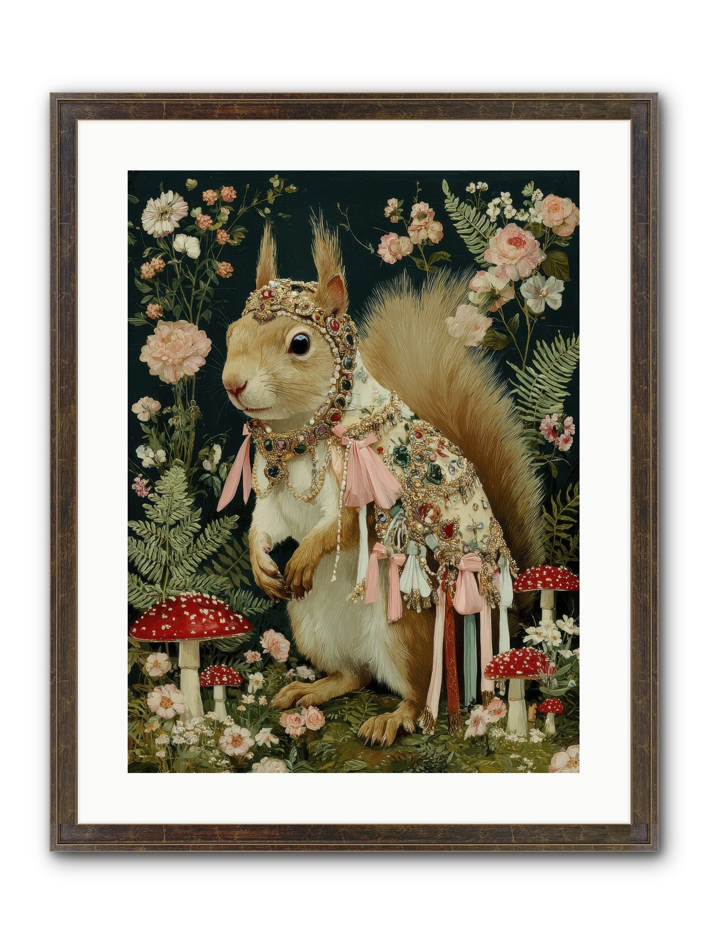 Afternoon Delights Framed Print - Slimwoods Black/Gold 18x24