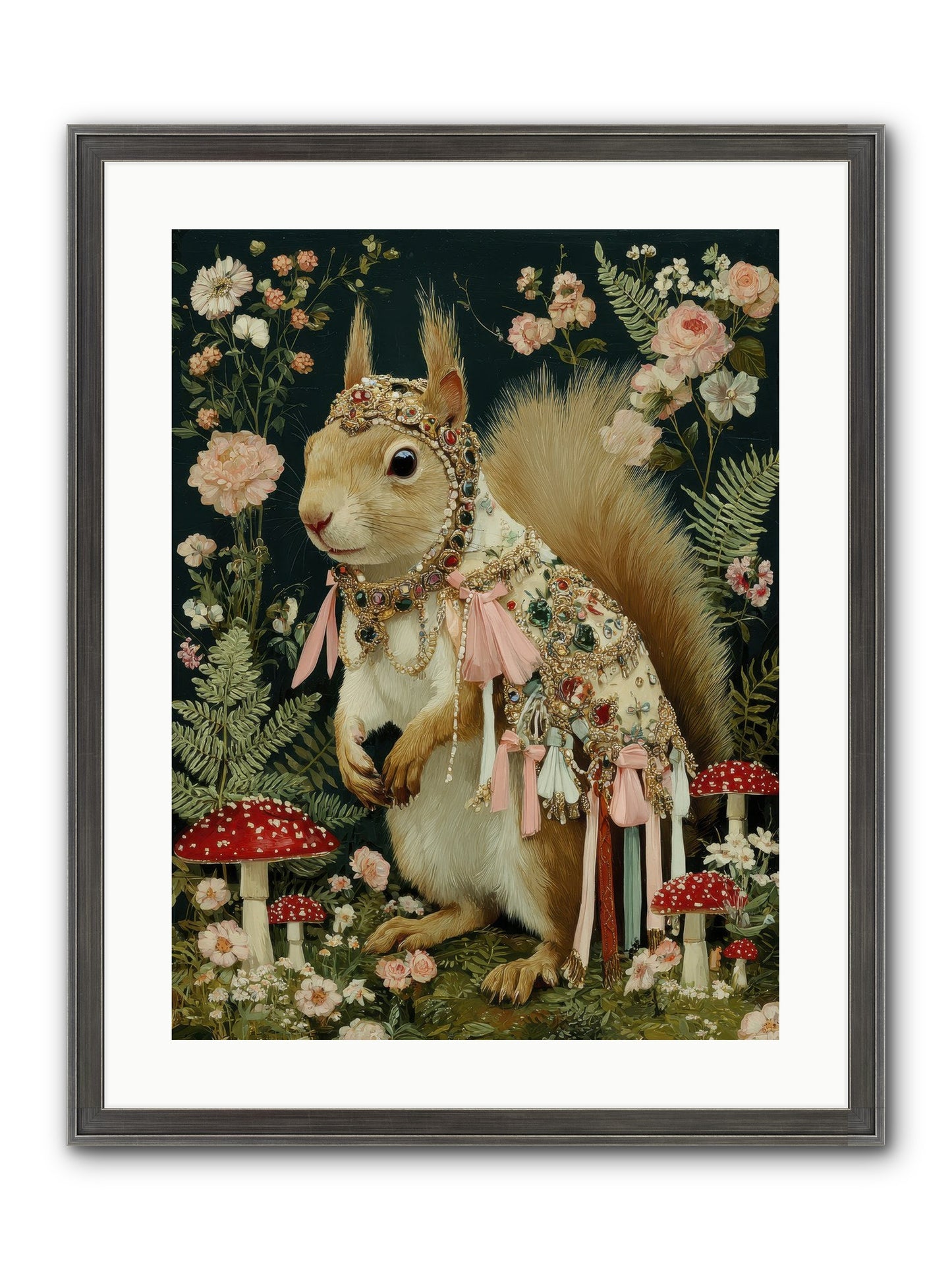 Afternoon Delights Framed Print - Slimwoods Black/Silver 18x24