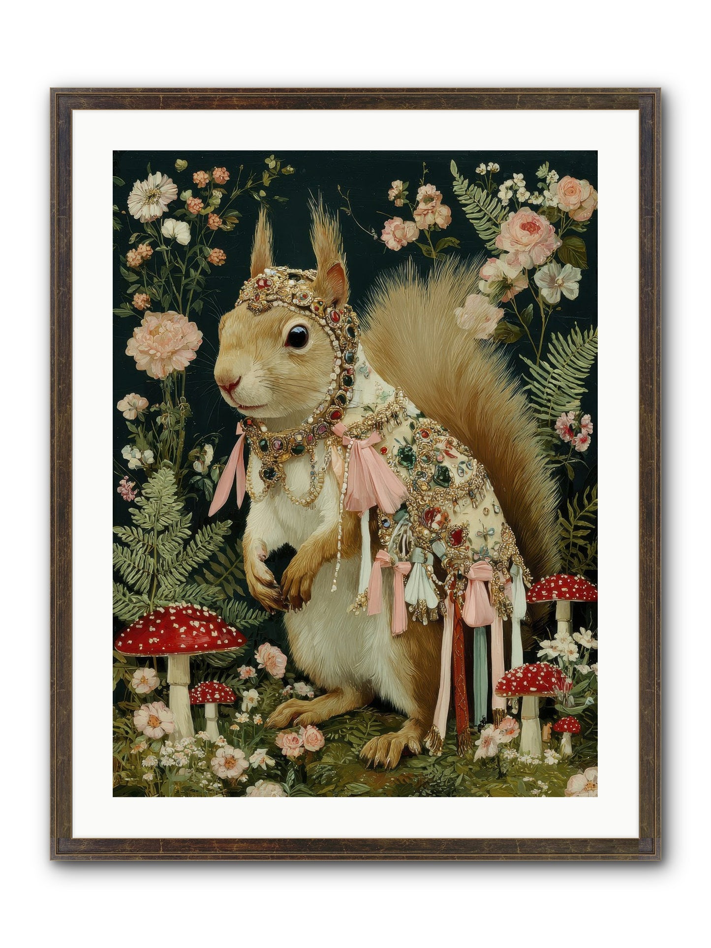 Afternoon Delights Framed Print - Slimwoods Black/Gold 24x32